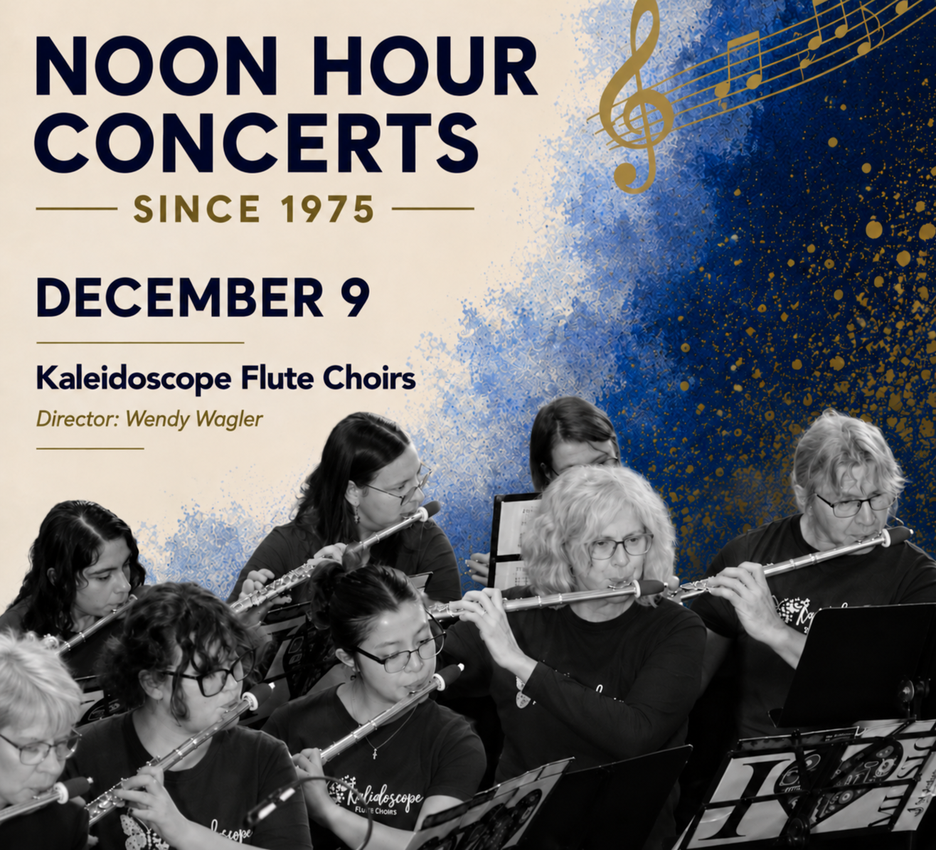 Noon Hour Concert: Kaleidoscope Flute Choir