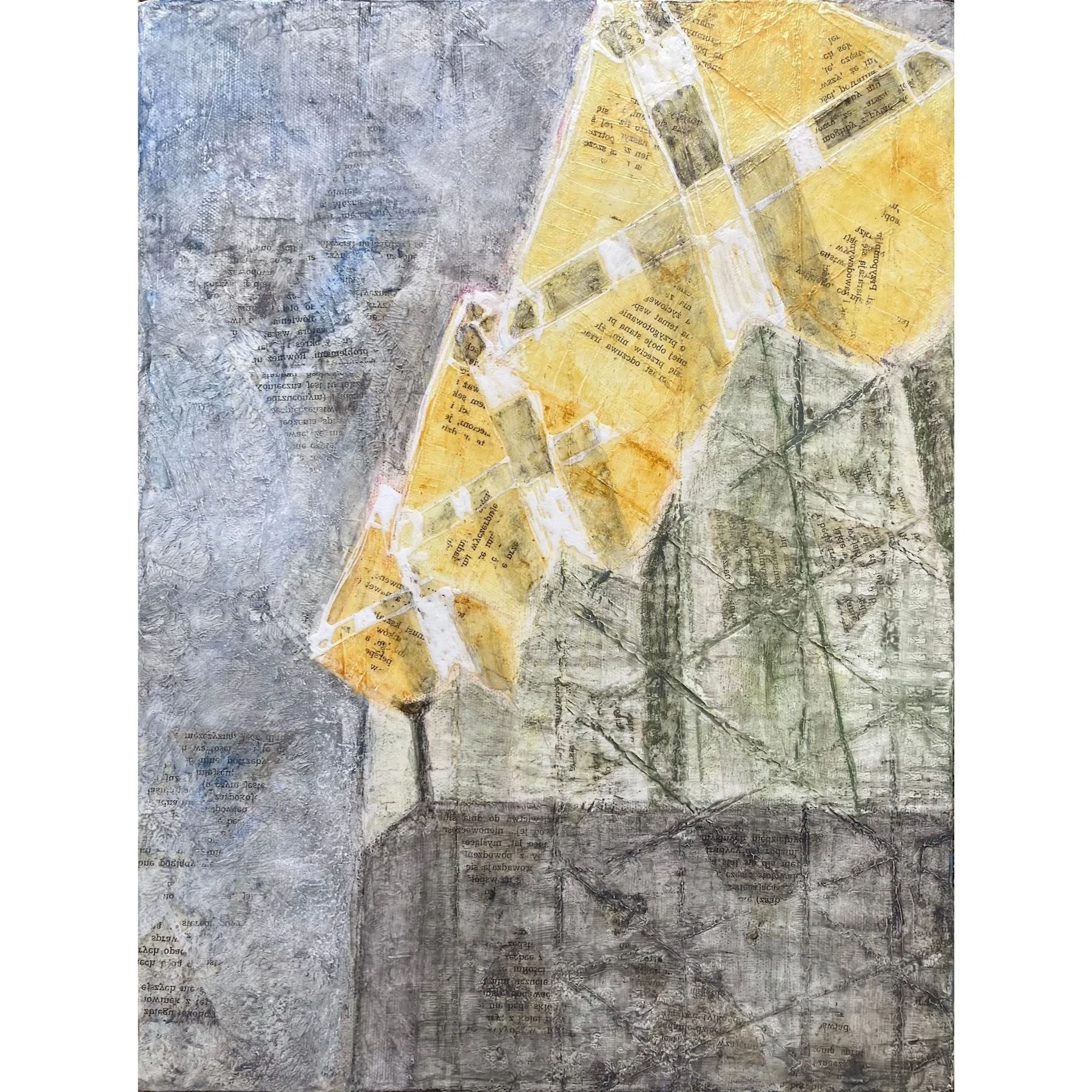 Lifelong ~ Mixed media on deep canvas with painted edges ~ £235