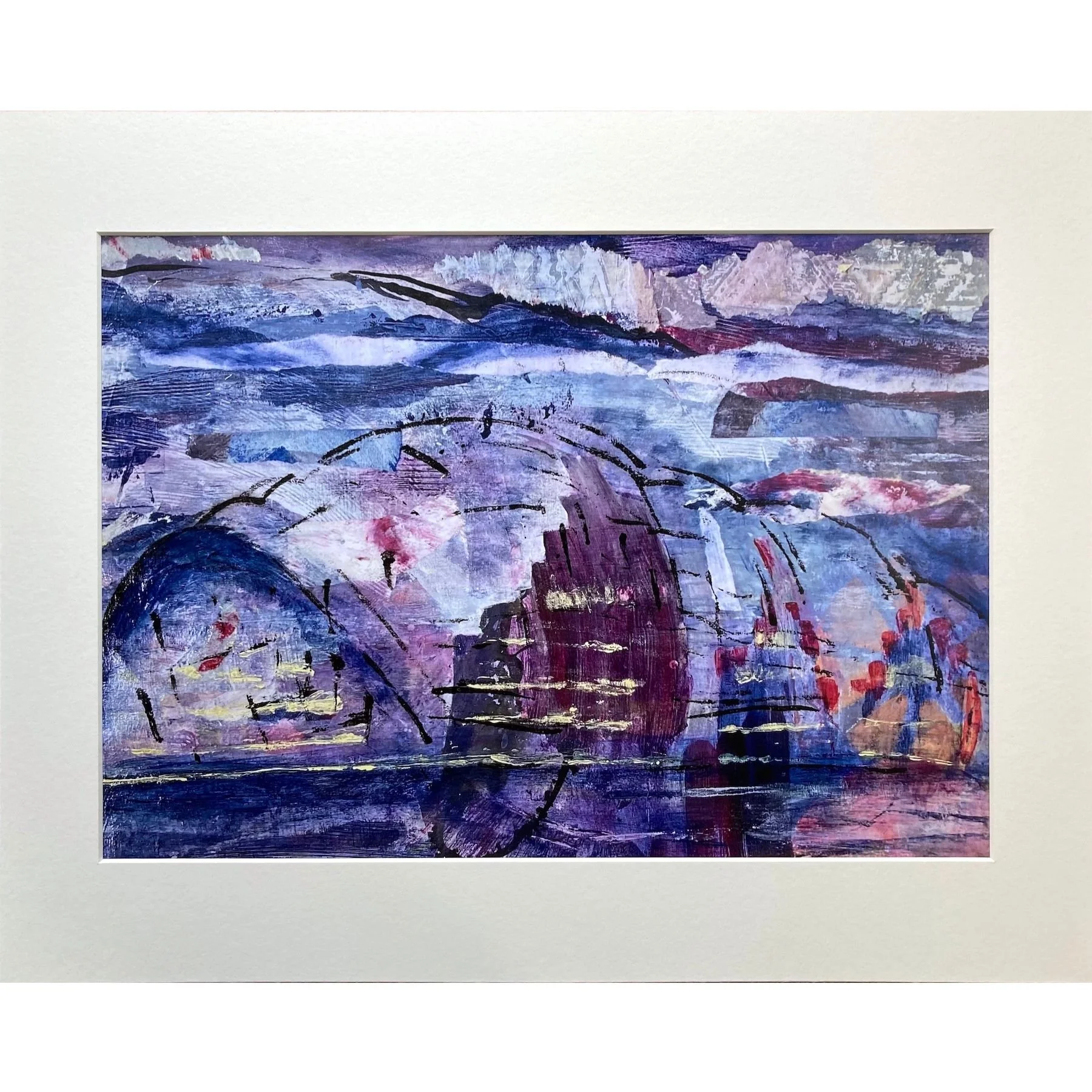 The Sage II Art Print ~ Printed on 300gsm uncoated board ~ £40 Shipped with a mount to fit 16" x 20" frame