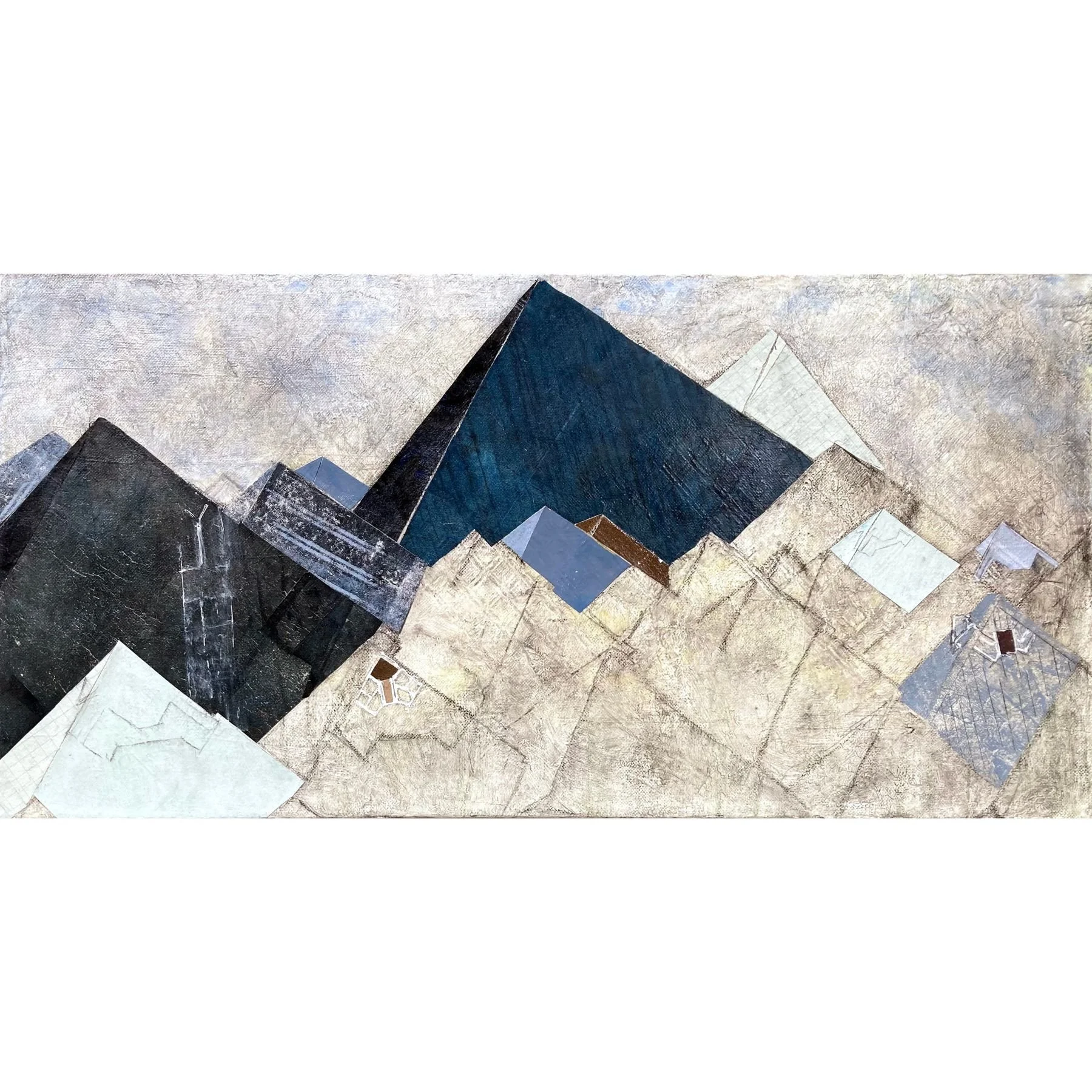 Canopy ~ Mixed media on deep canvas with painted edges ~ £270 