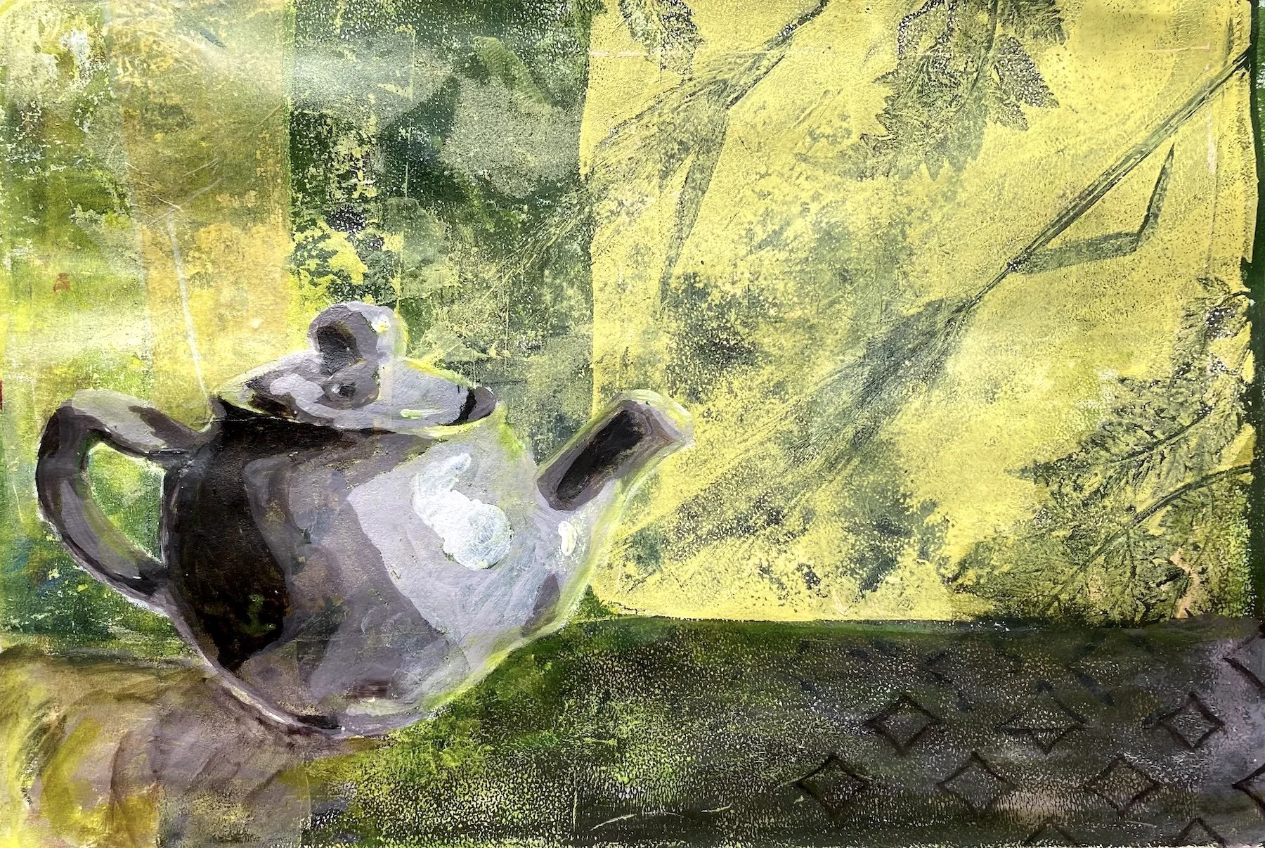 Lucy Mathers' painting called Green Tea