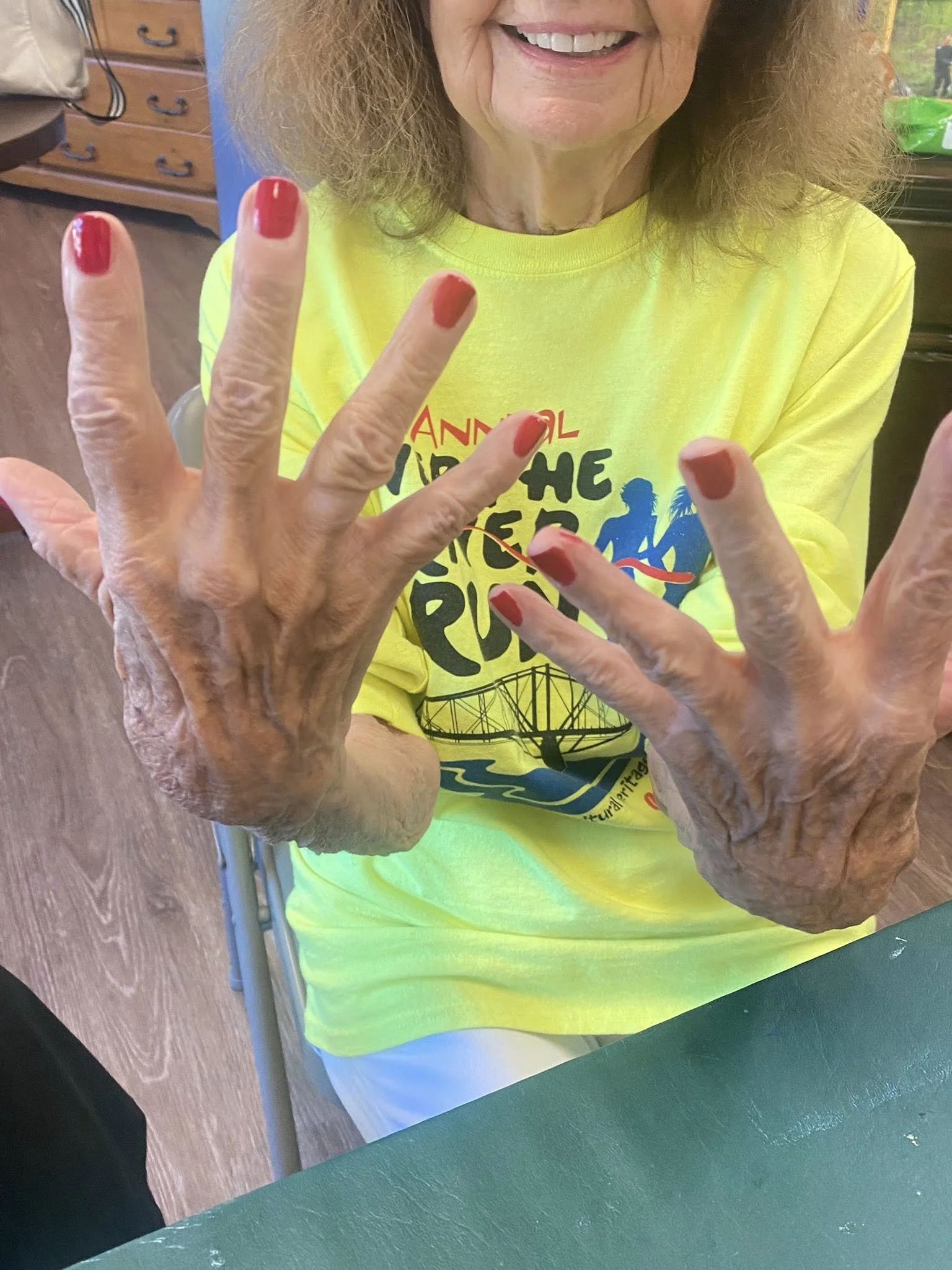 Manicured Hands at Dahlonega Assisted Living!