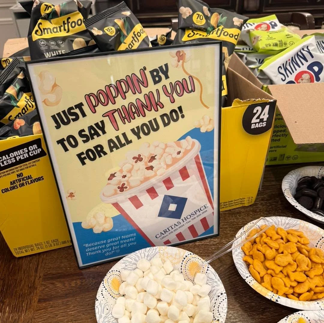 We&rsquo;re poppin&rsquo; by Belmont Village Senior Living Johns Creek to say thank you for all you do! 🍿 We are grateful for the incredible communities and teams who partner with us to provide comfort, compassion, and support to those we serve. 💙?
