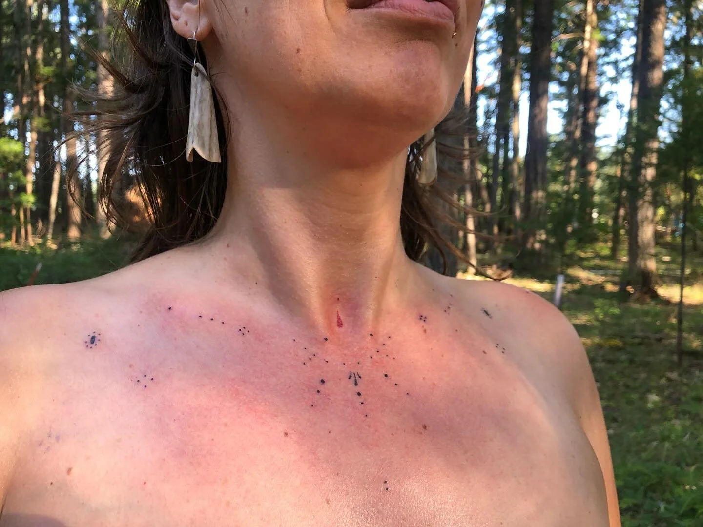 i&rsquo;m basking in how prayerful this work is
how lucky I feel to work with each body and heart
how each marking leaves it&rsquo;s impact
and how that impact ripples

marvelling at the season and what it offers

this was one of the many markings fr