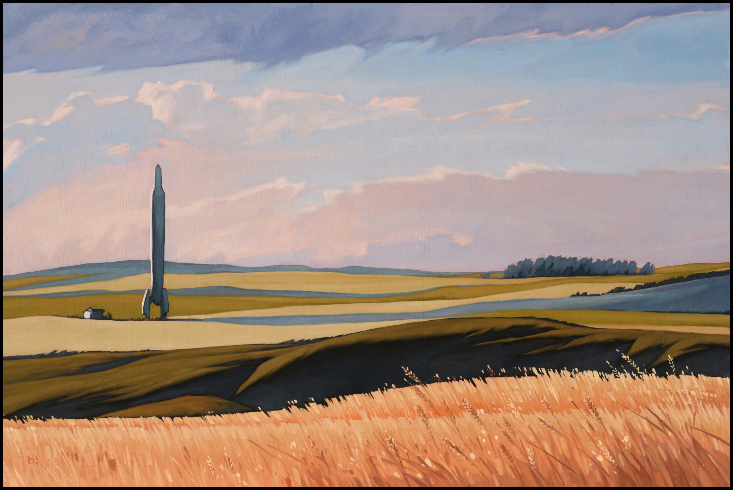 'Morning Shadows #2' 24x16 inches, oil on aluminum composite panel. Original available. $4,500.00