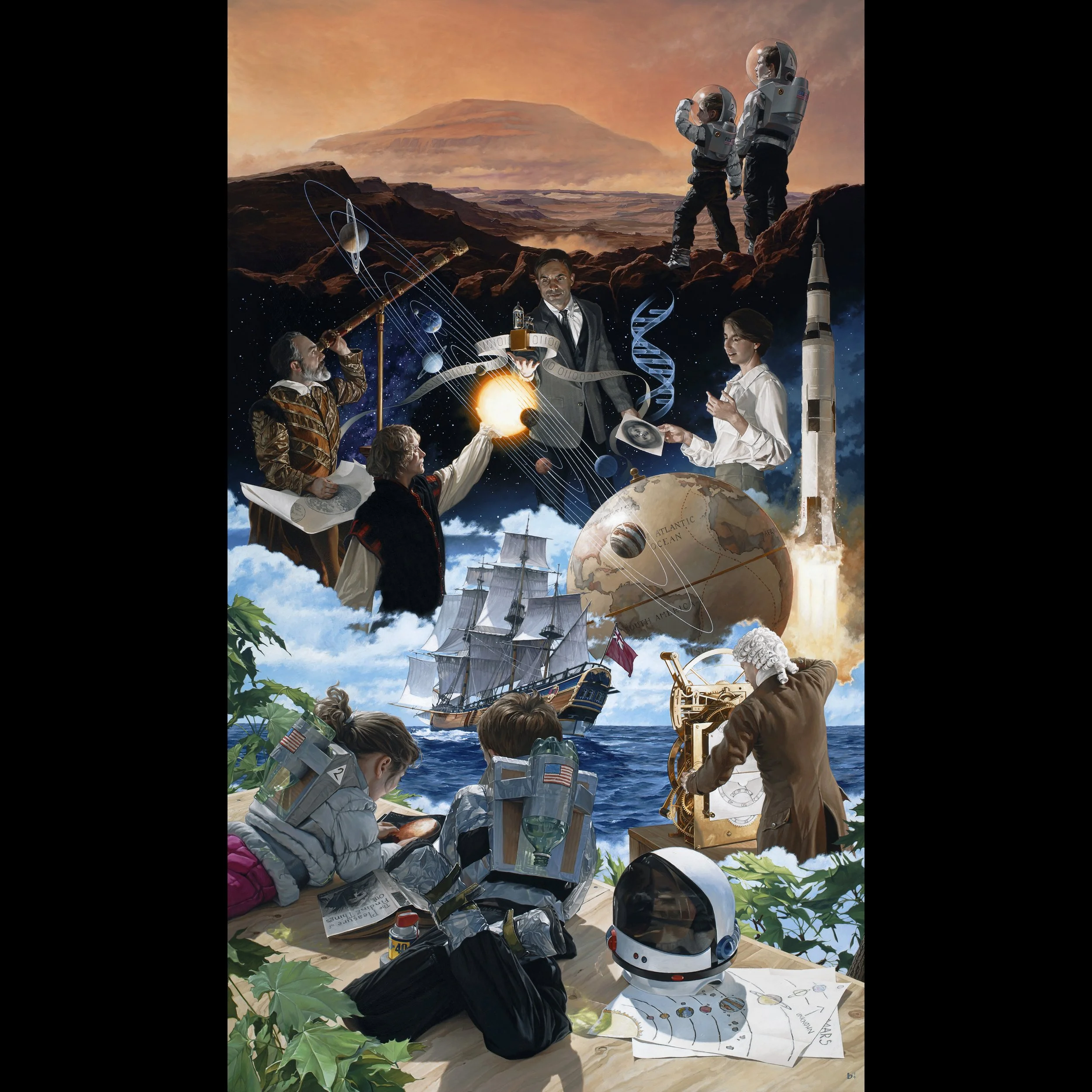 'Terra Incognita' Limited Edition Giclee prints on canvas