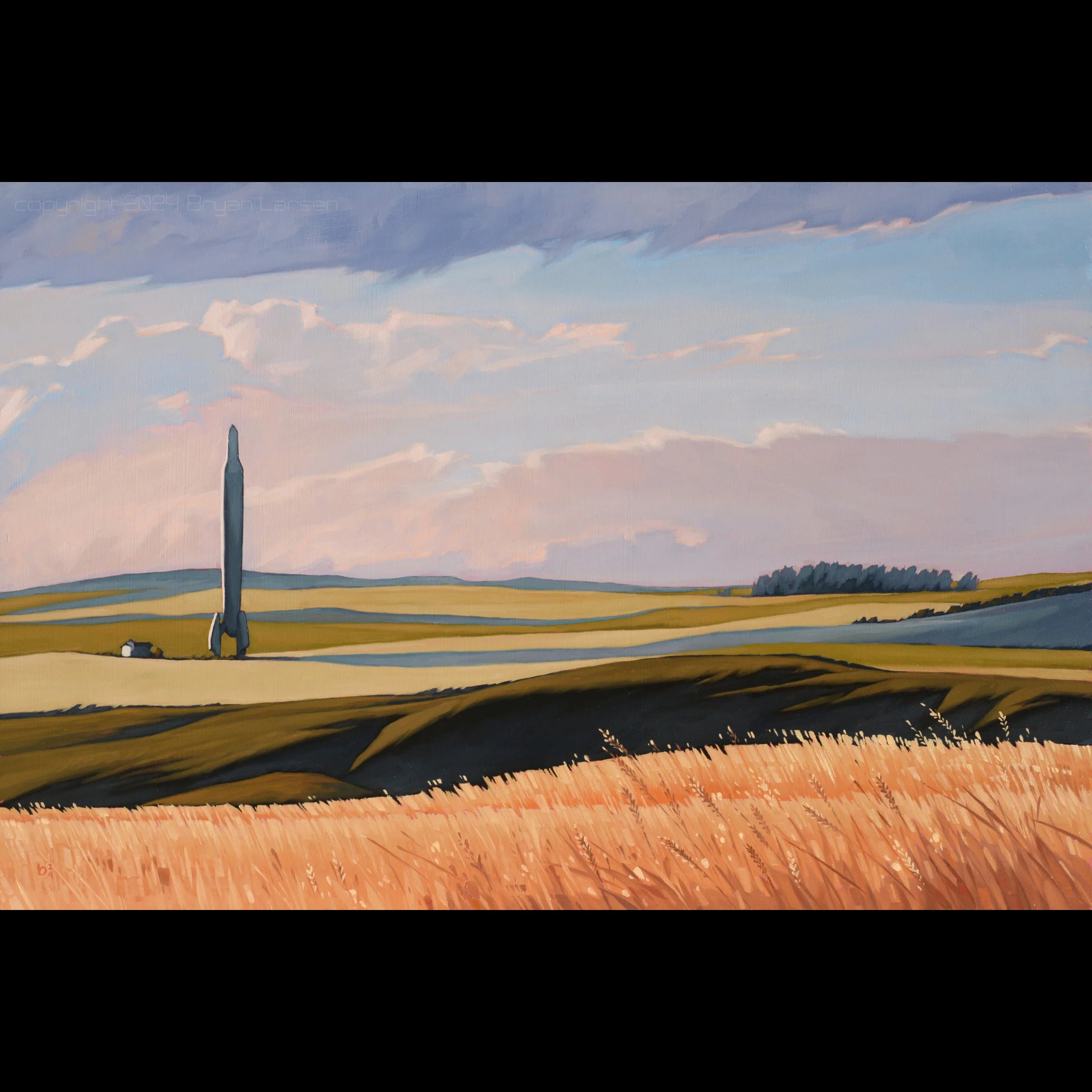 'Off the Grid'  Original Oil Painting
