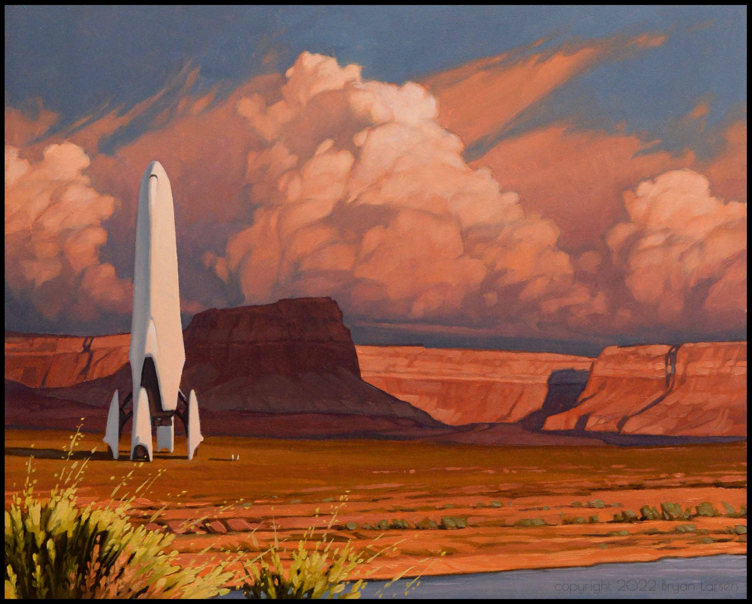 'Last Light No. 2' 10x8 inches, oil on wood panel. Sold. $1,500