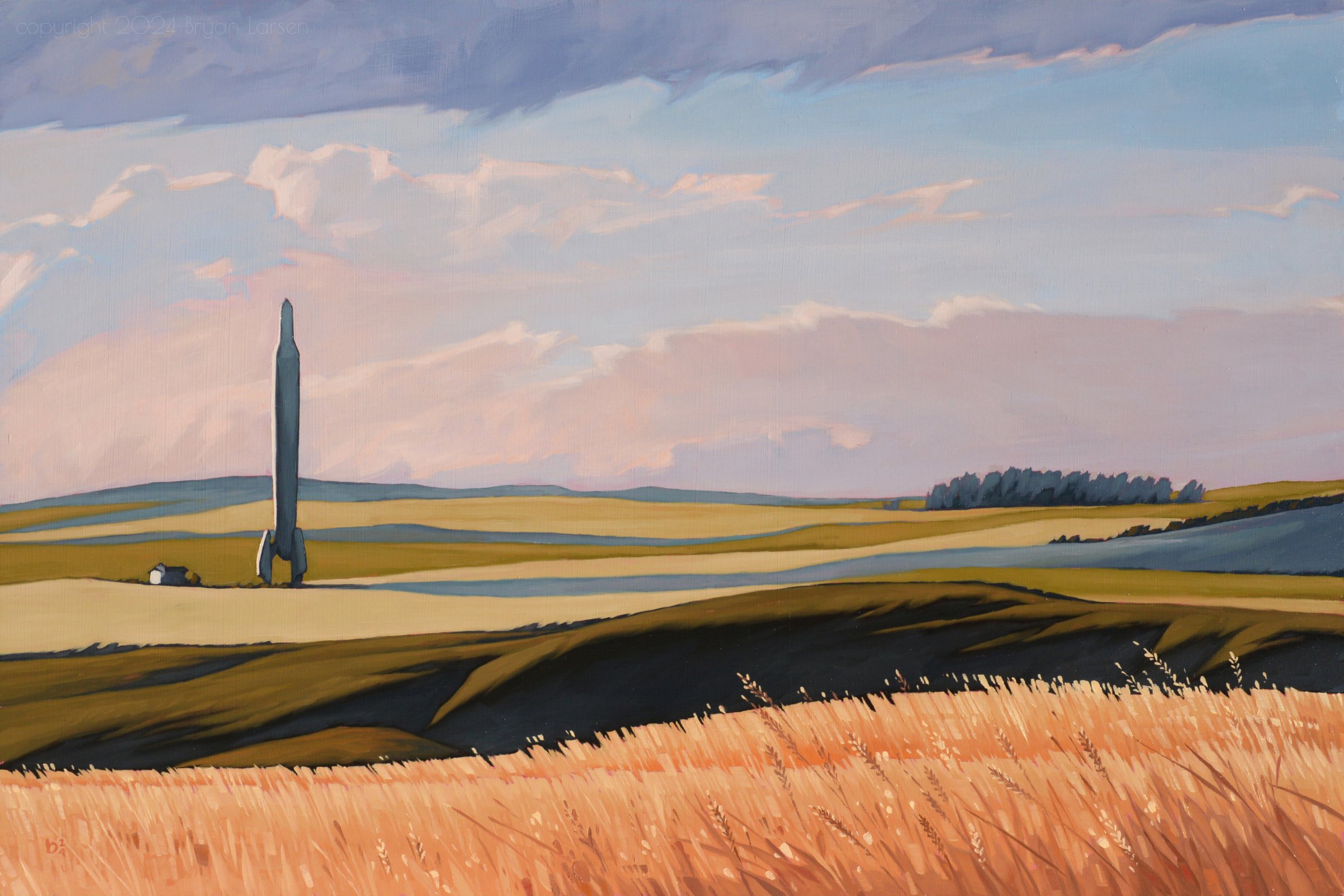 'Morning Shadows 2' 24x16 inches, oil on aluminum composite panel. Original available. $4,000.00
