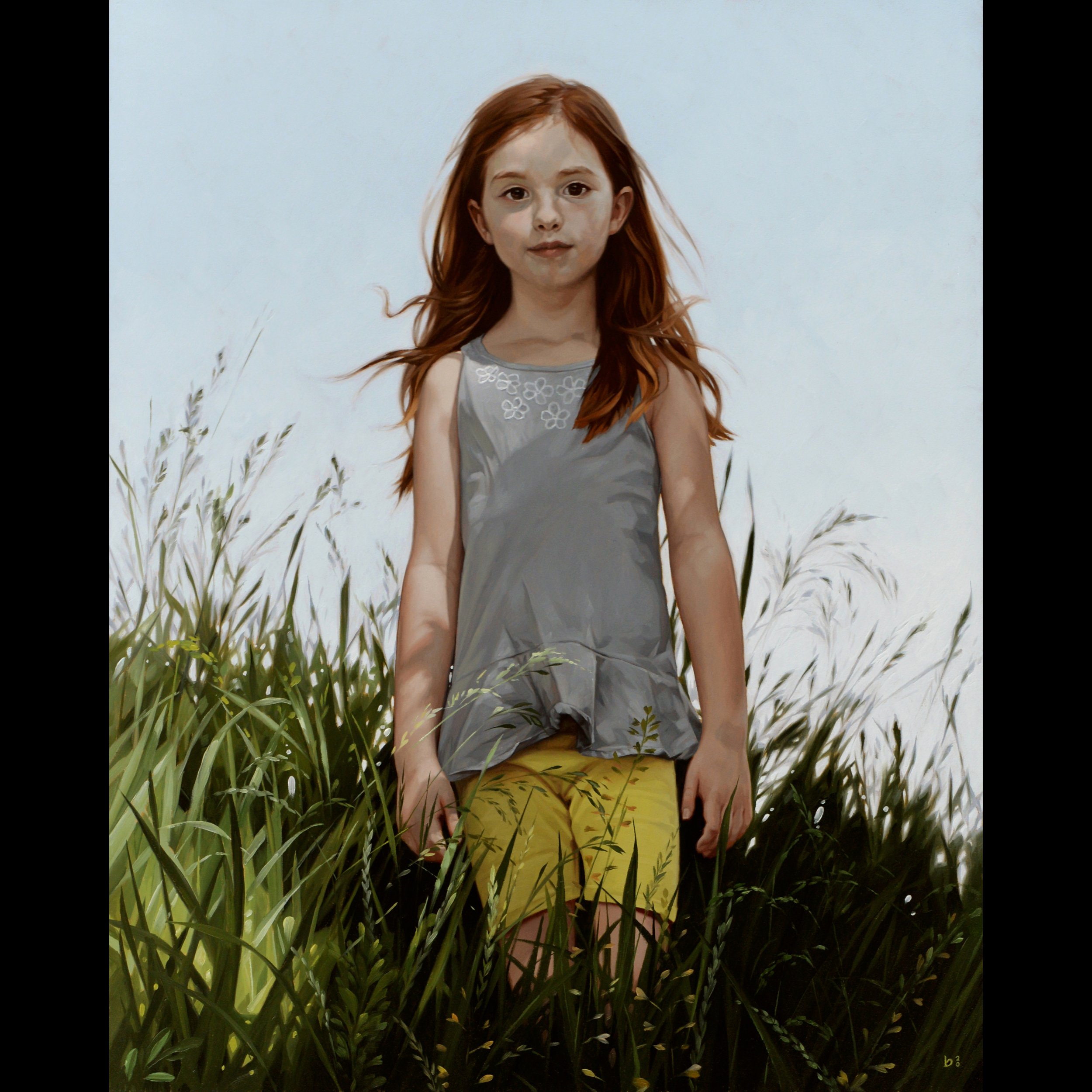 'Portrait of Esme' - 16x20 inches - oil on panel - Around $6,000.00