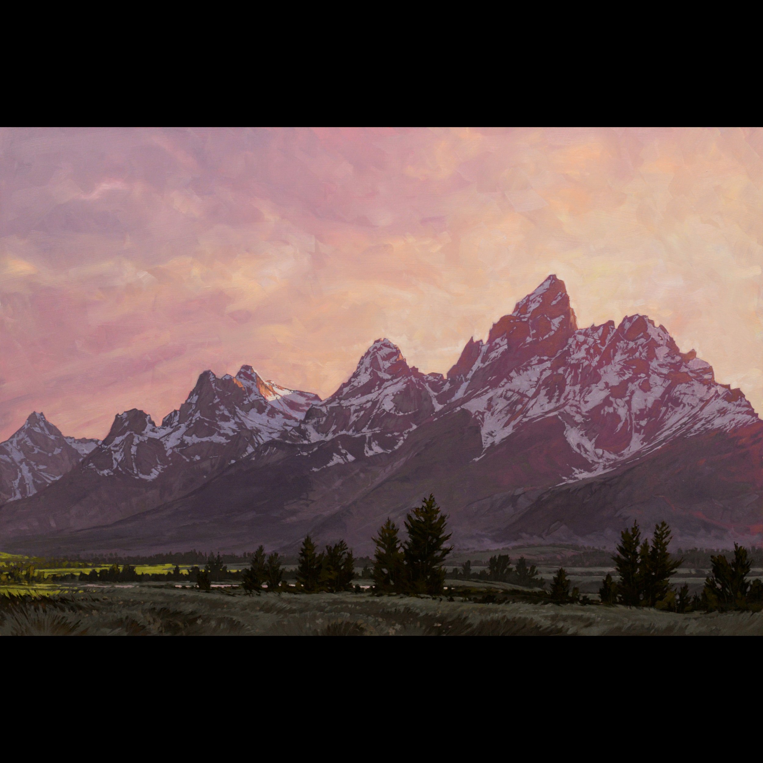 'Golden Hour' - 30x20 inches - oil on panel - Around $5,500.00