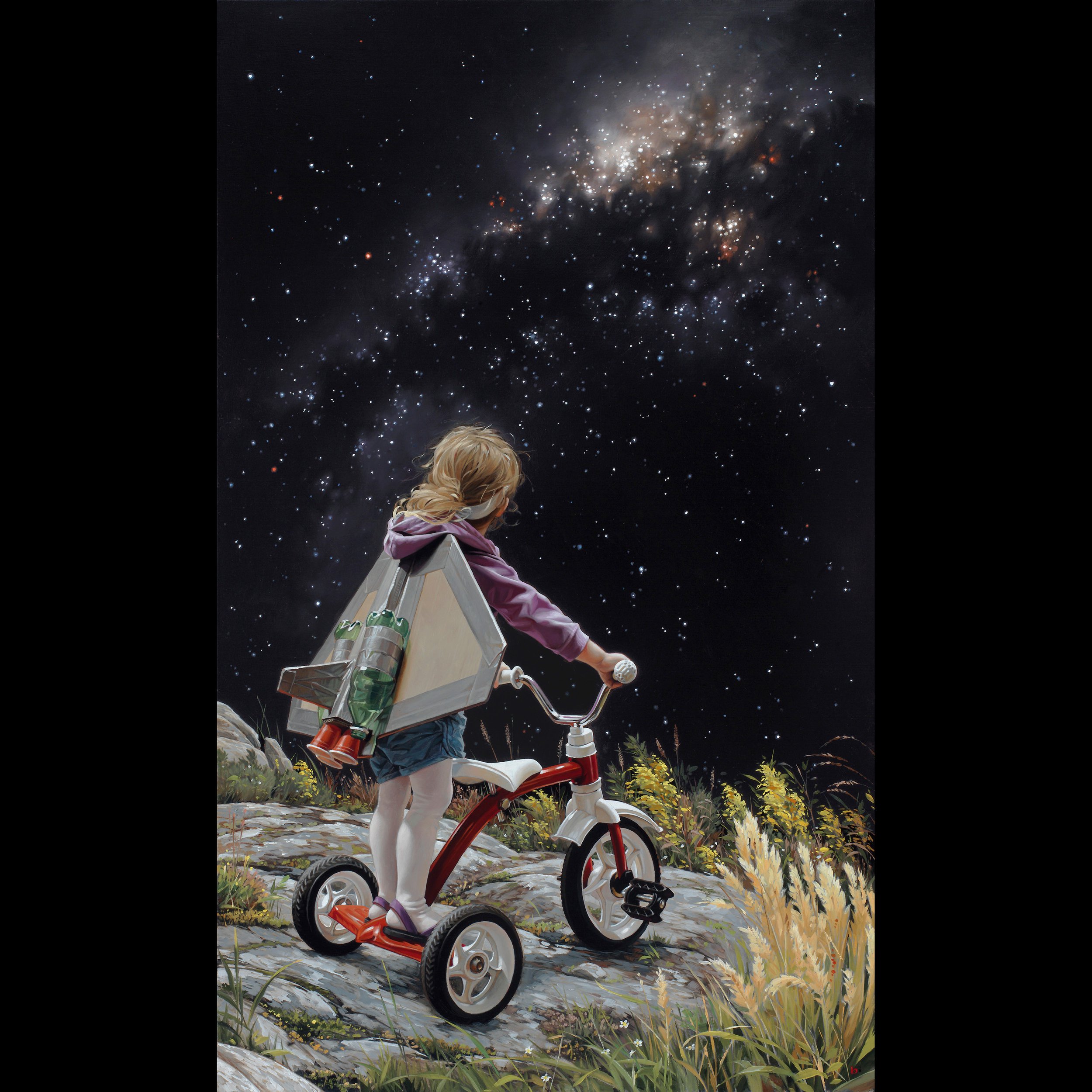 'Off the Beaten Path' - 18x30 inches - oil on panel - Around $9,000.00