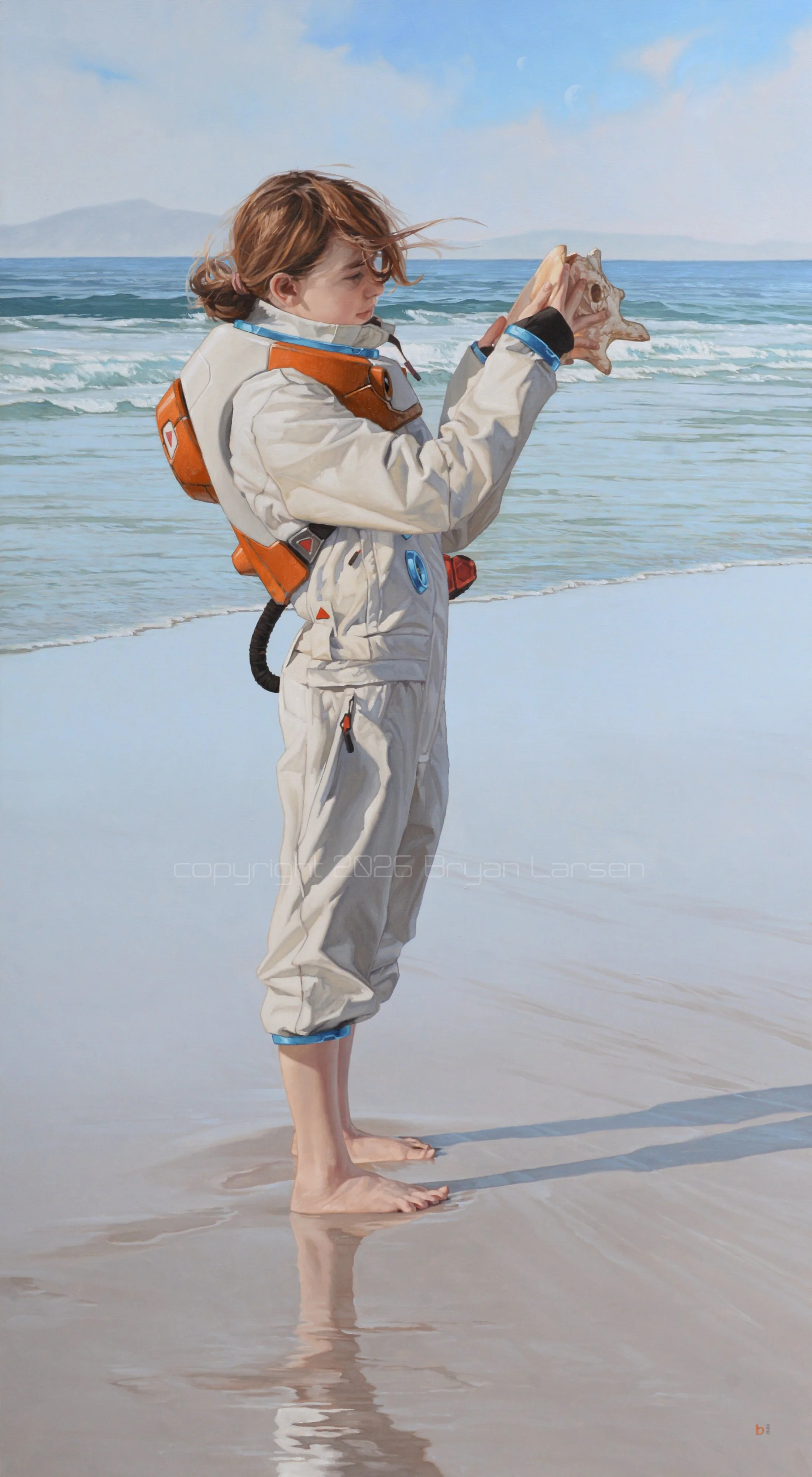 'Human Nature' 
22x40 inches, oil on aluminum composite panel
Original avaialble direct from the artist