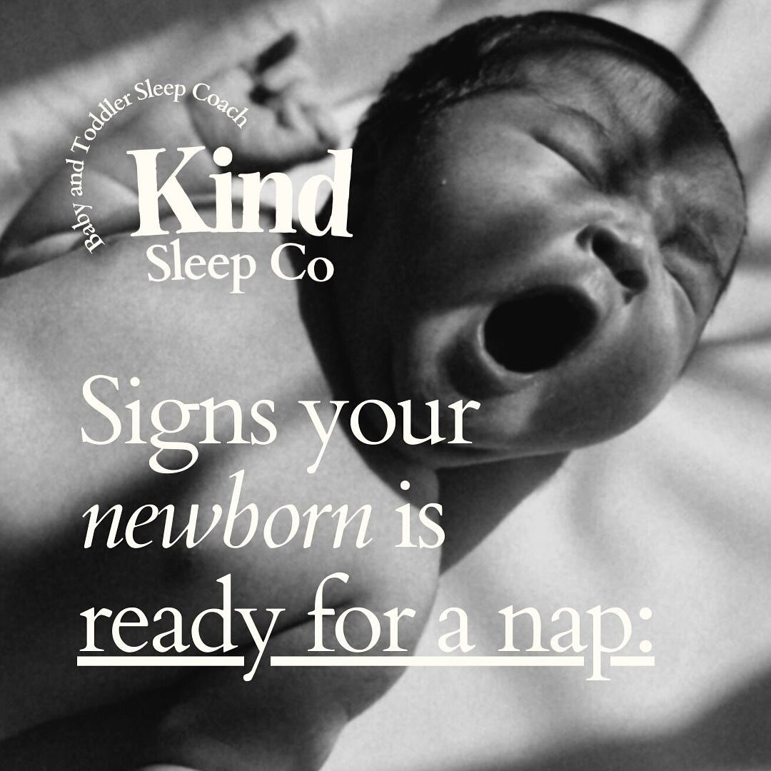 ✨ Share this with the new or expecting parents in your life and follow @kindsleepco for lots of free, kind baby and toddler sleep tips 🤍✨

Being aware of these newborn tired cues can be so helpful in the early weeks! 😴🤍

In my free guide, I have m