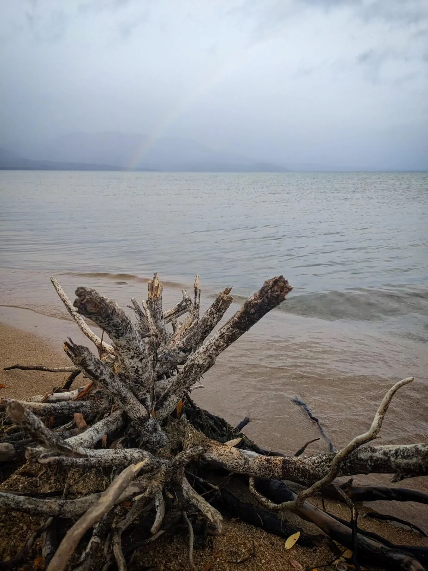 November weather is perfect for a mountain retreat. Quiet, maybe moody, maybe sunny - always refreshing. Can you spot the rainbow?