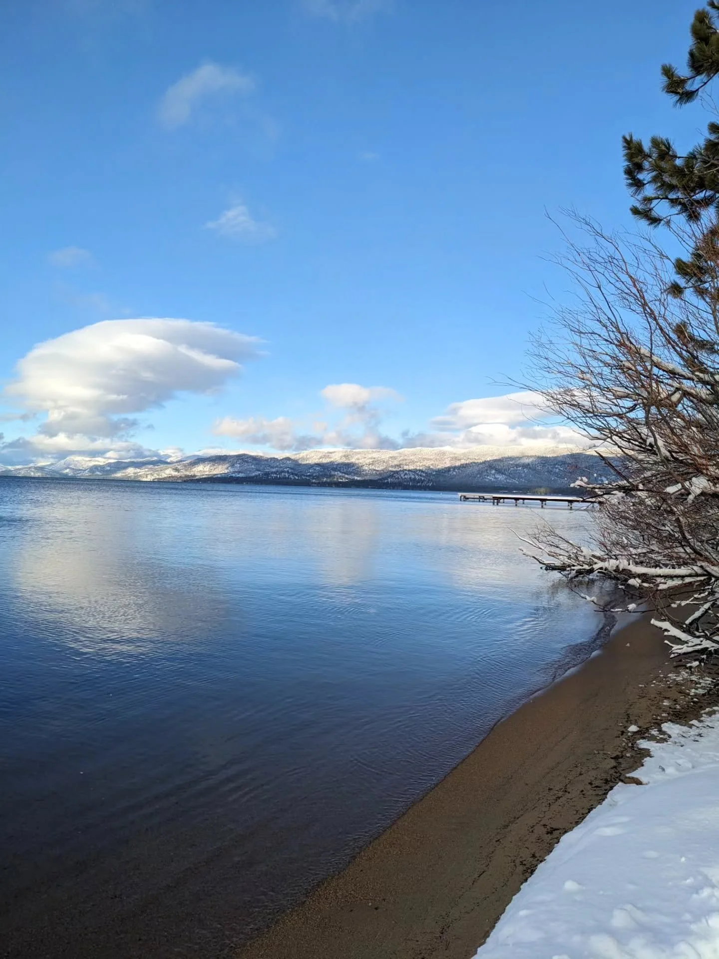 Lake Tahoe after a storm is my favorite color. ❄️✨