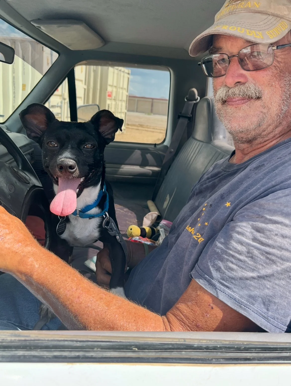 Tux, at home on Terlingua Ranch TX (through OTAT-West Texas)