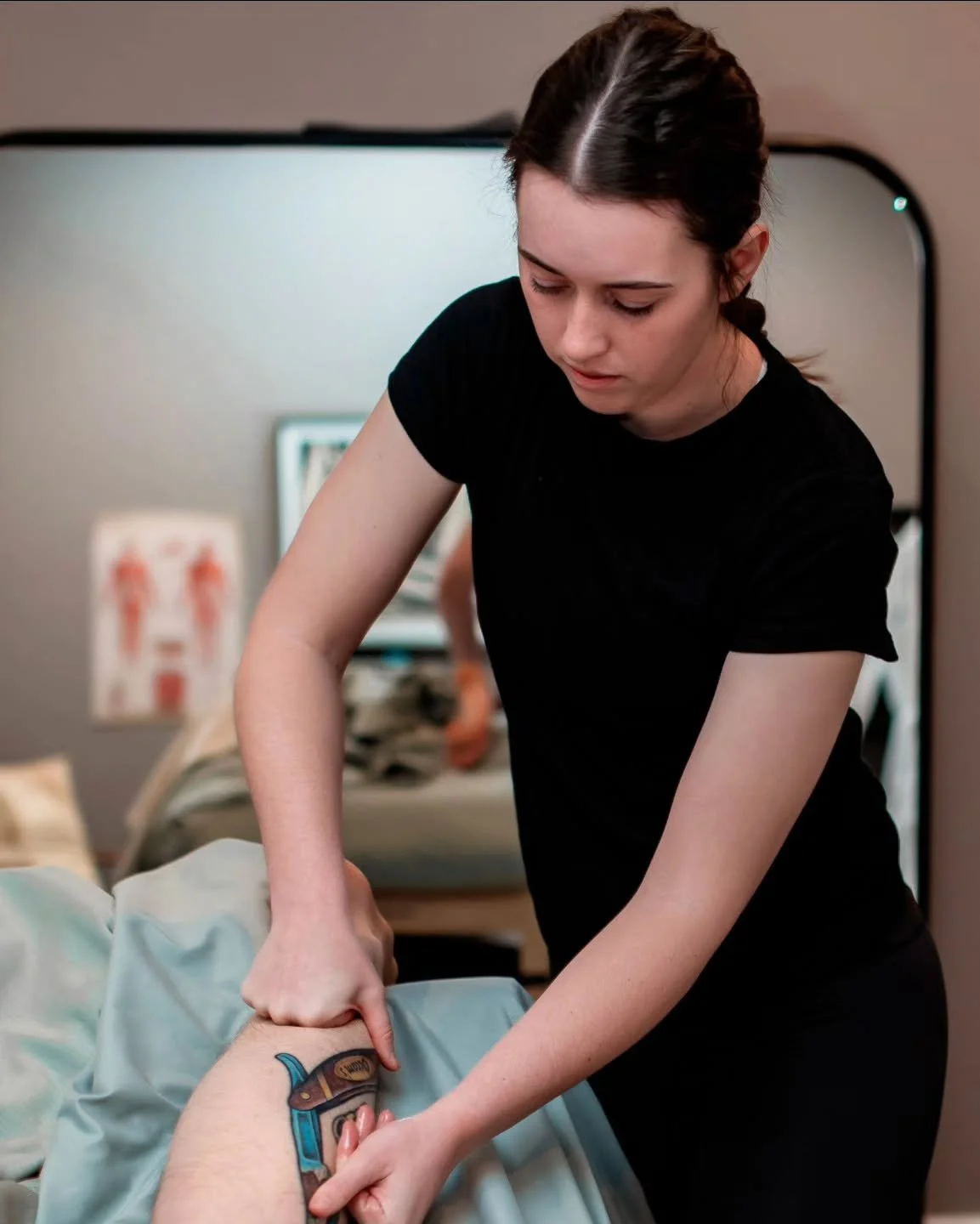 ✨ Spotlight on: Abby Williams, LMT/MSAT/LAT/ATC/CES✨ 

Abby integrates Licensed Massage Therapy with sports-medicine-informed assessment, drawing on her graduate-level education and state licensure in athletic training. Now booking Swedish Massage an