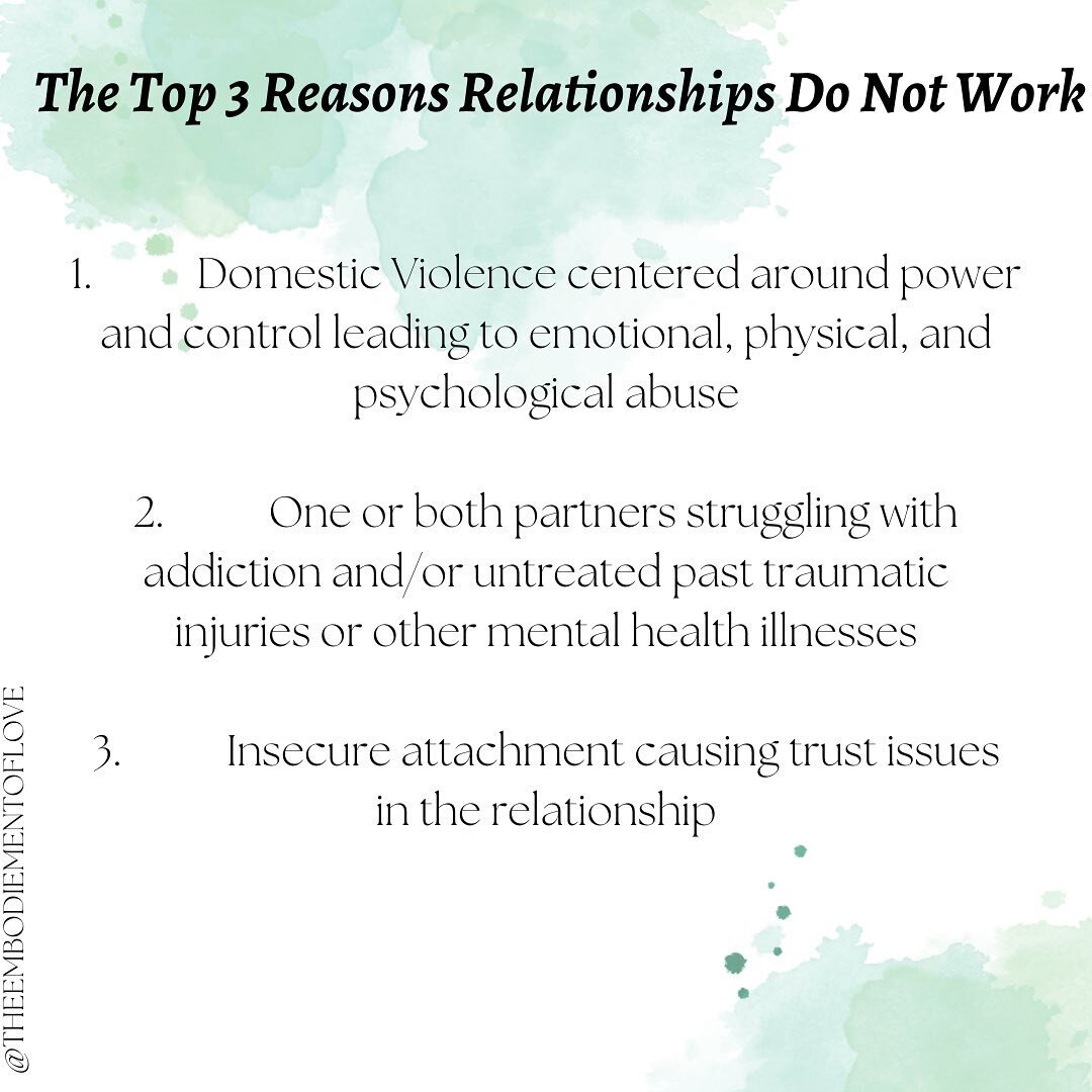 Often, I witness clients blaming and beating themselves down when their relationship ends, even after enduring many struggles and doing everything in their power to make it work. Relationships are here to help us learn and grow. We attain our highest