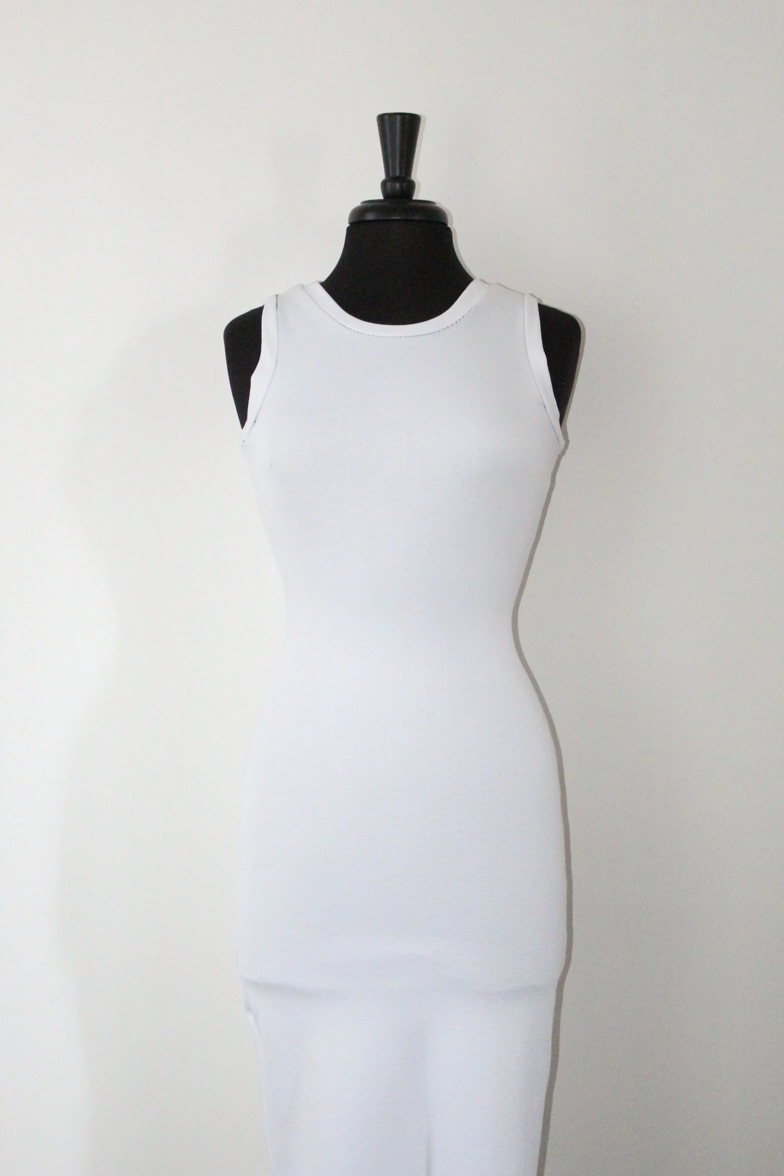 Spring '23 "Stretch" Project
Shapewear Maxi Dress
Deadstock White Heavy Spandex