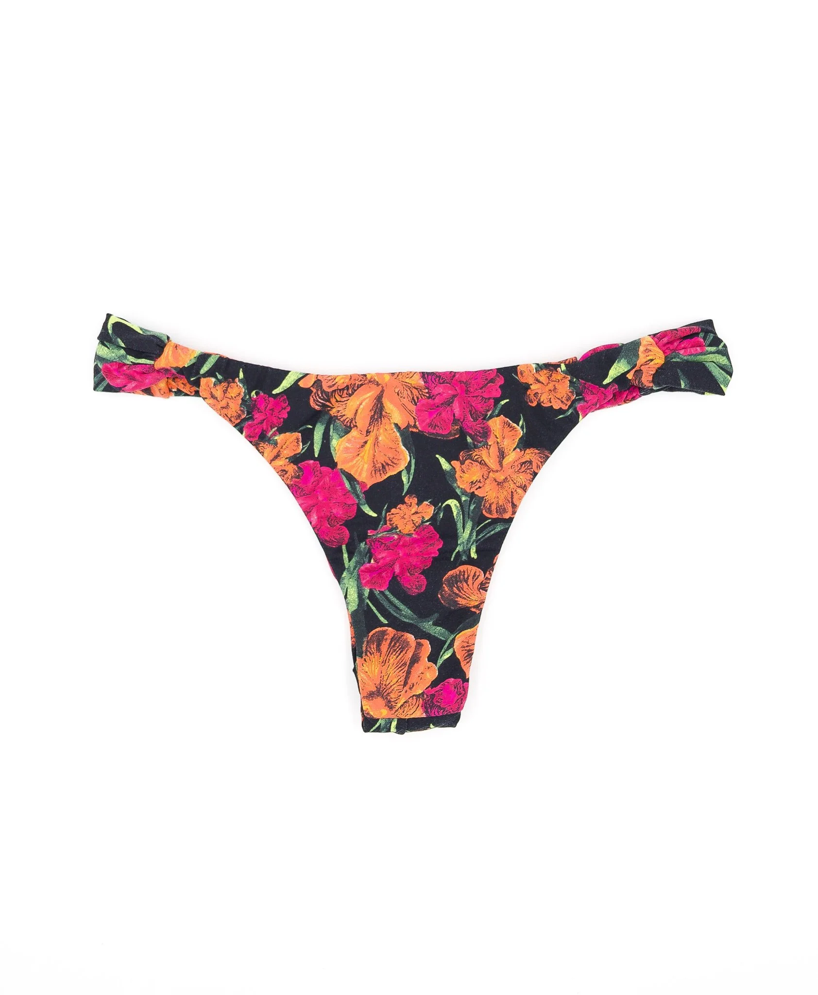 Vivid Floral Bikini Thong - Size Small