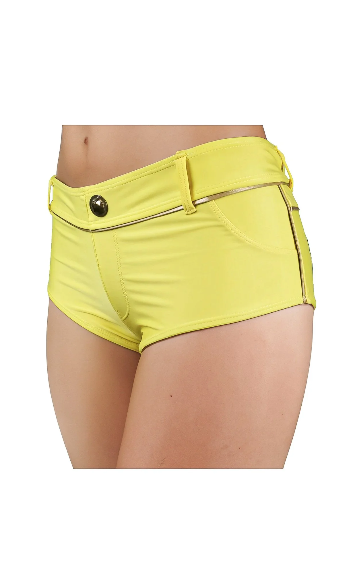 Vintage Apple Bottom Yellow Hot Shorts