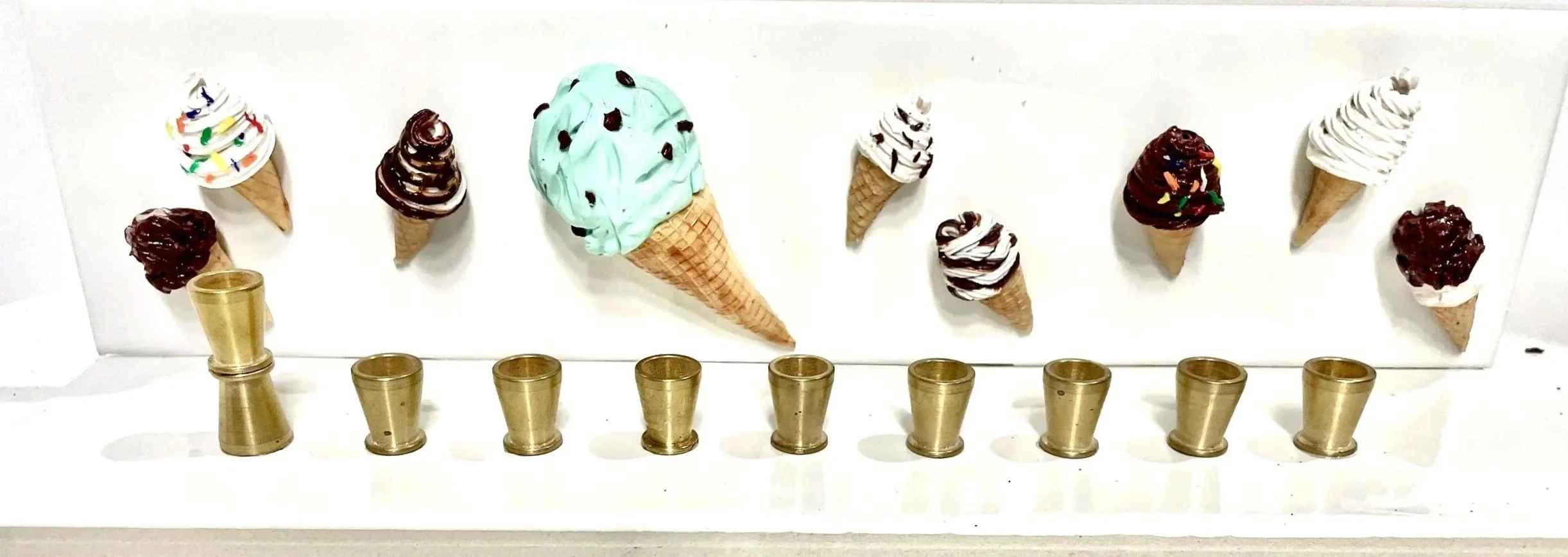 "Ice Cream Dreams" Menorah