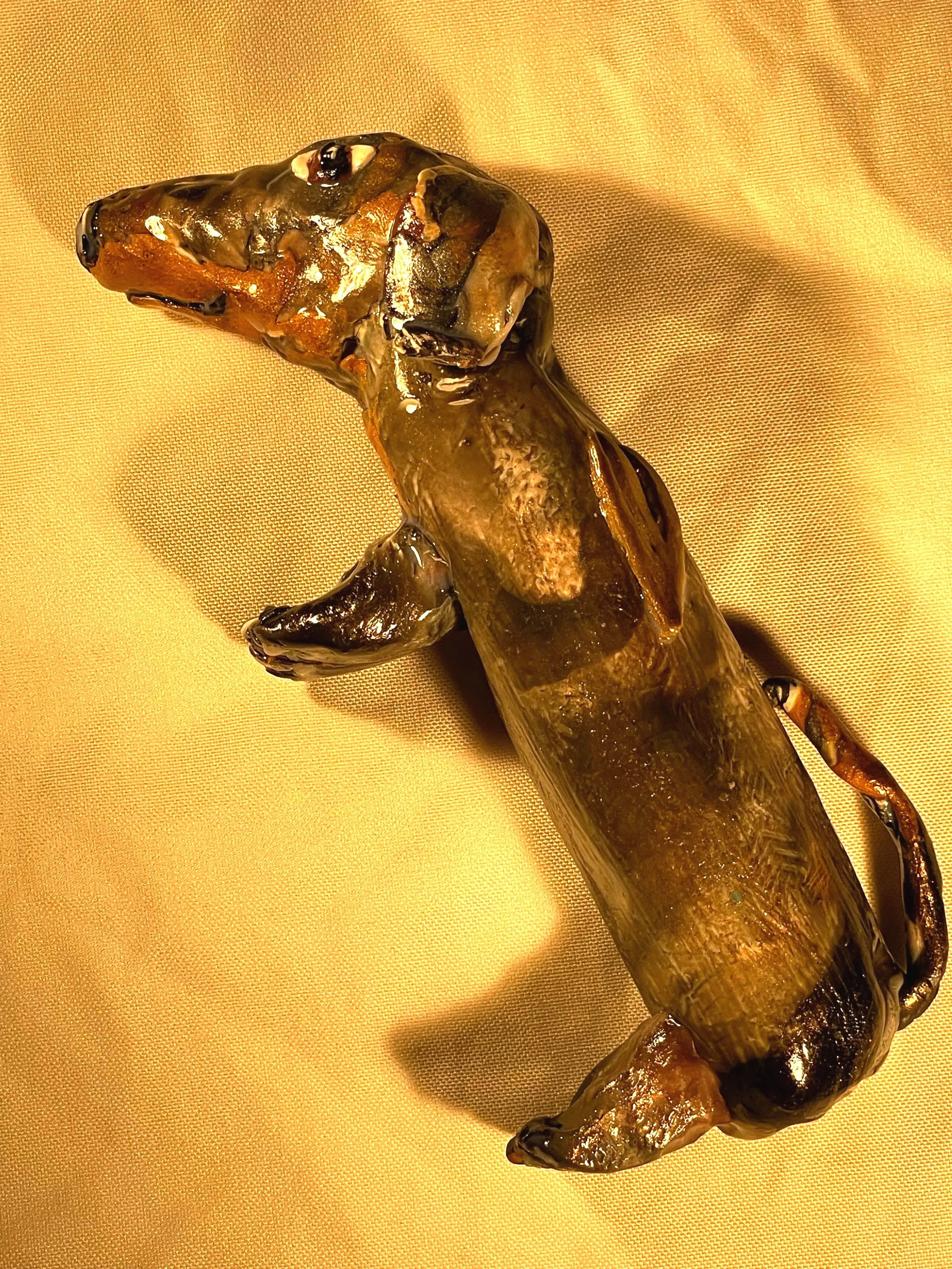 "Who Doesn't Love a Dachshund" Mezuzah