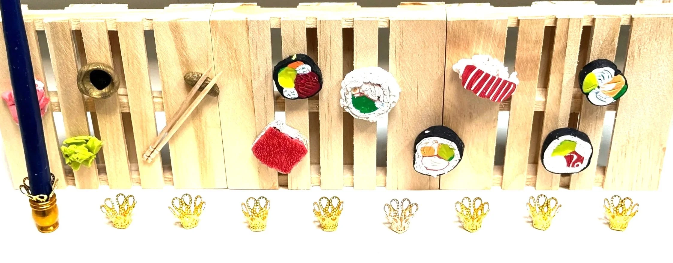 "Let's Go Out For Sushi" Menorah