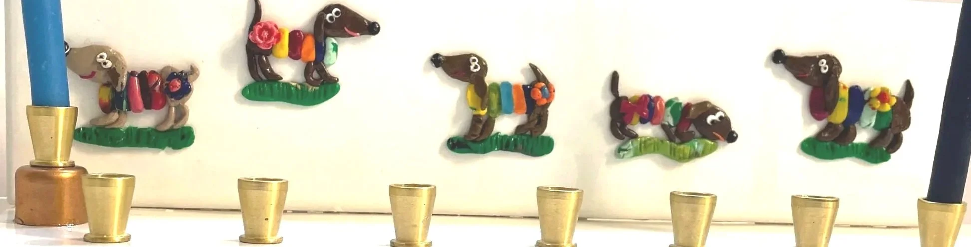 "Who Doesn't Love a Dachshund?" Menorah