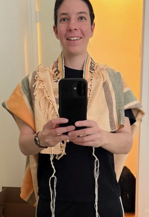 Morgan's Tallit, view from front