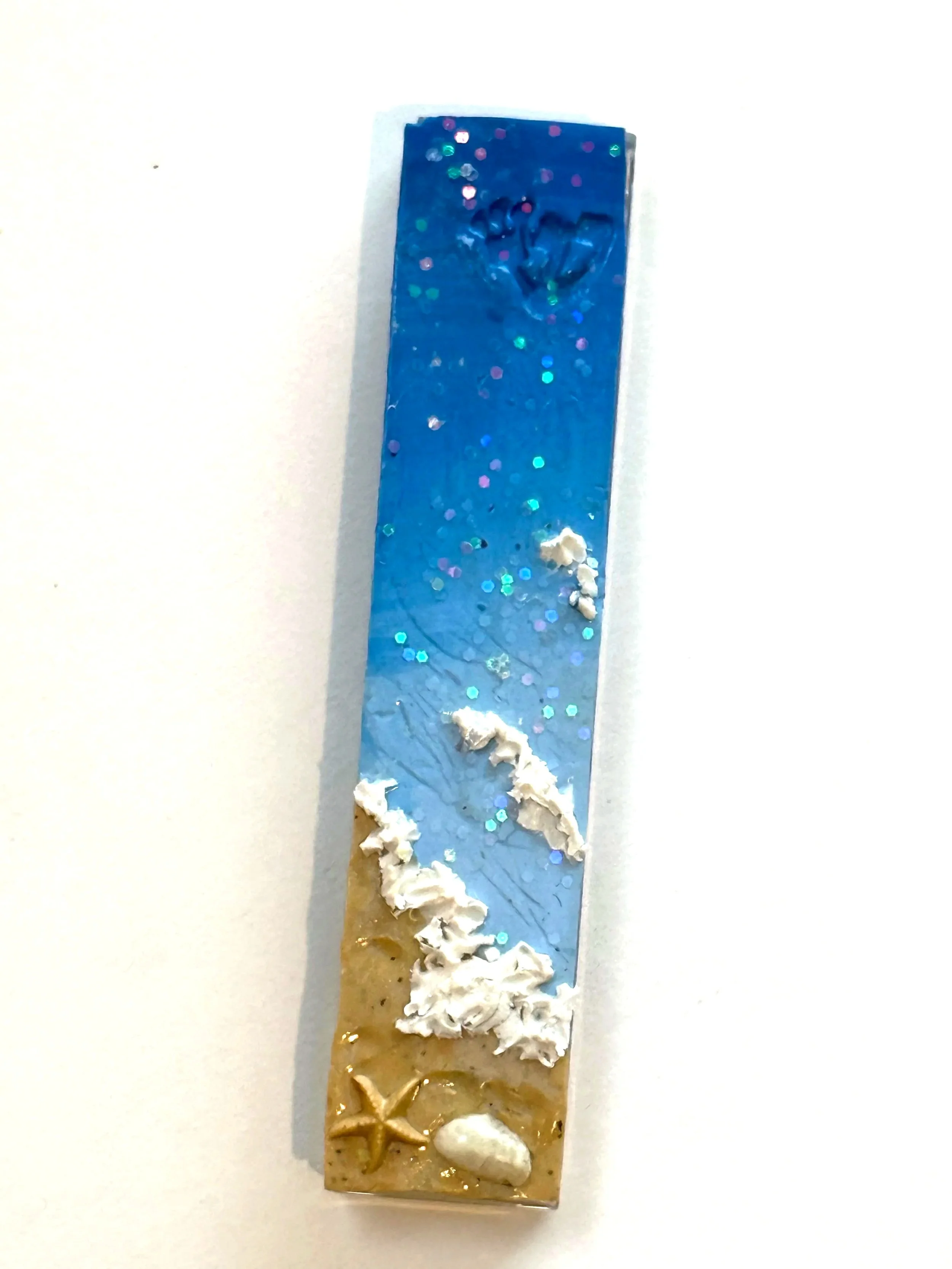 Ocean Waves Mezuzah