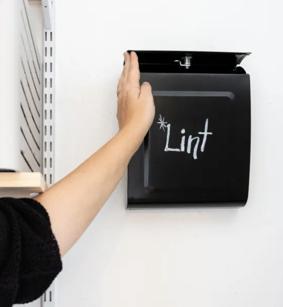 how to organize your laundry room safely using a lint holder