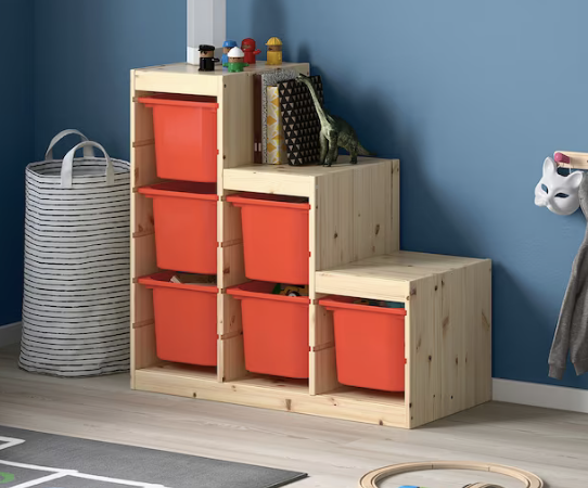  photo of ikea kids storage bins 