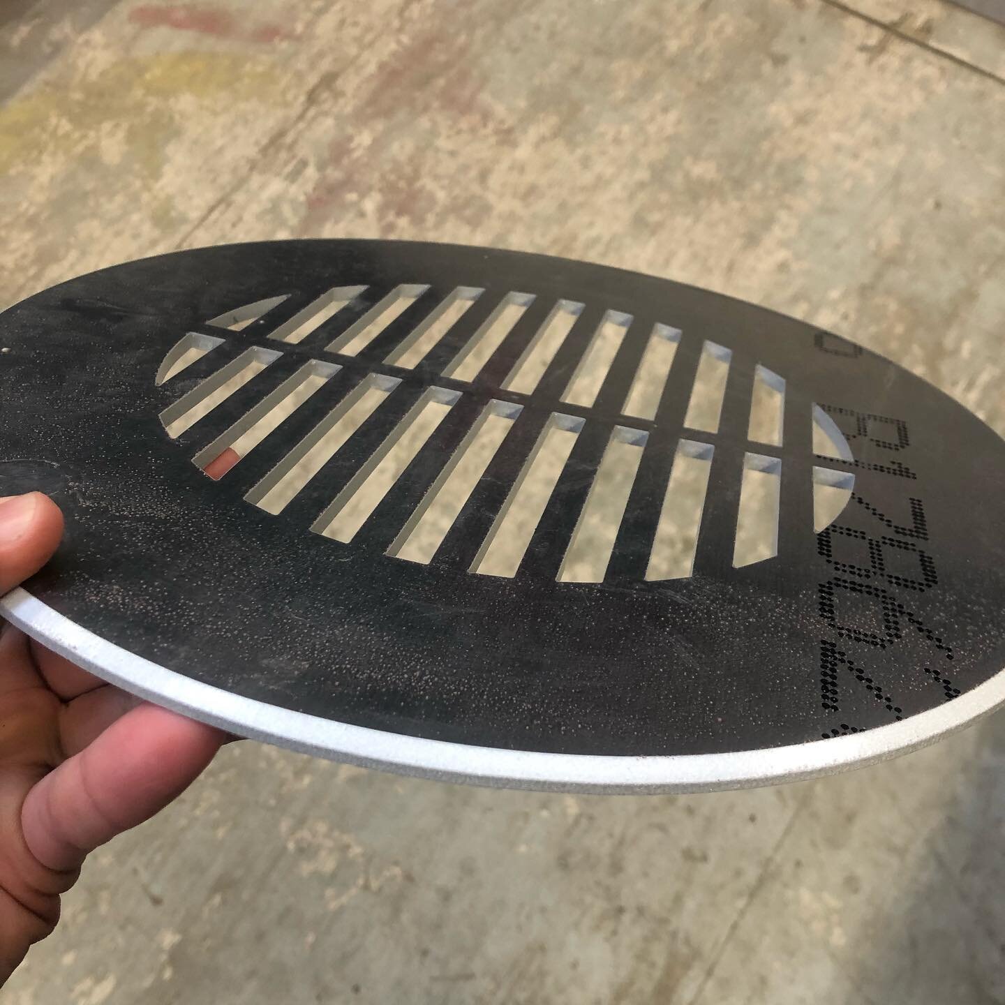 Showing off some more 5-axis cuts. This is .190&rdquo; AL - a drain cover (I&rsquo;m told). 👍