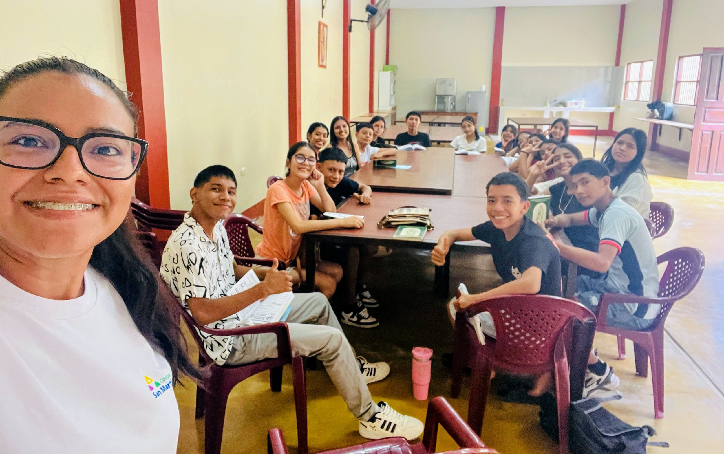PERU - Anita with her catechesis class Bob and Tami.jpg