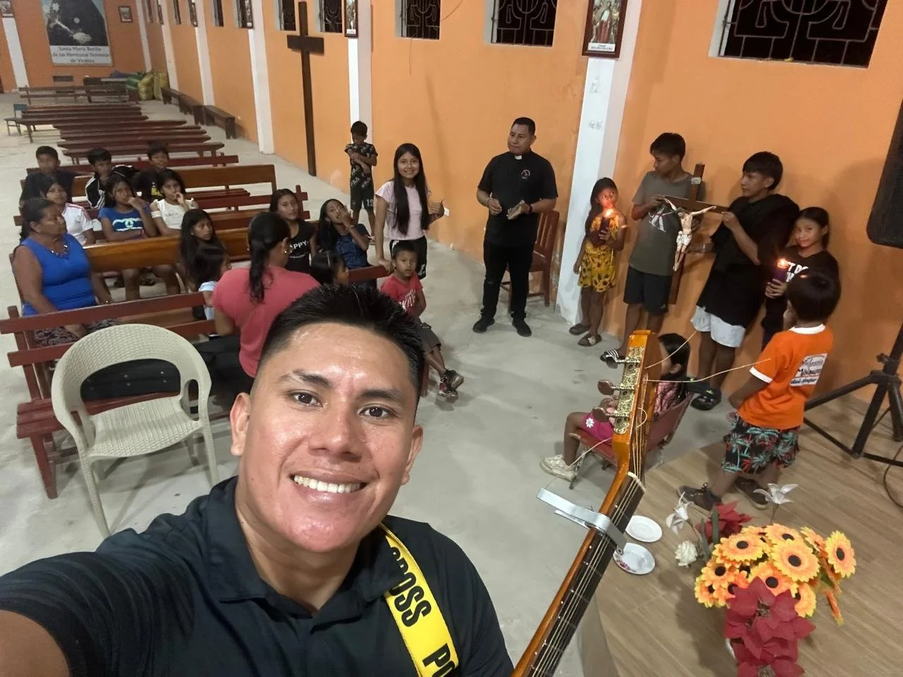 Playing Music for Stations of the Cross.jpg
