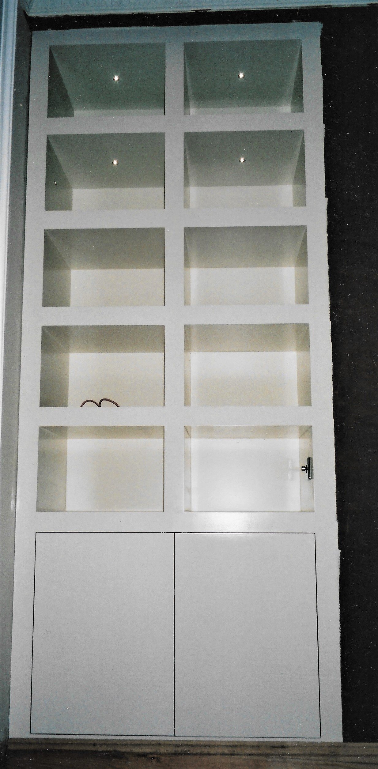 built in media or display unit