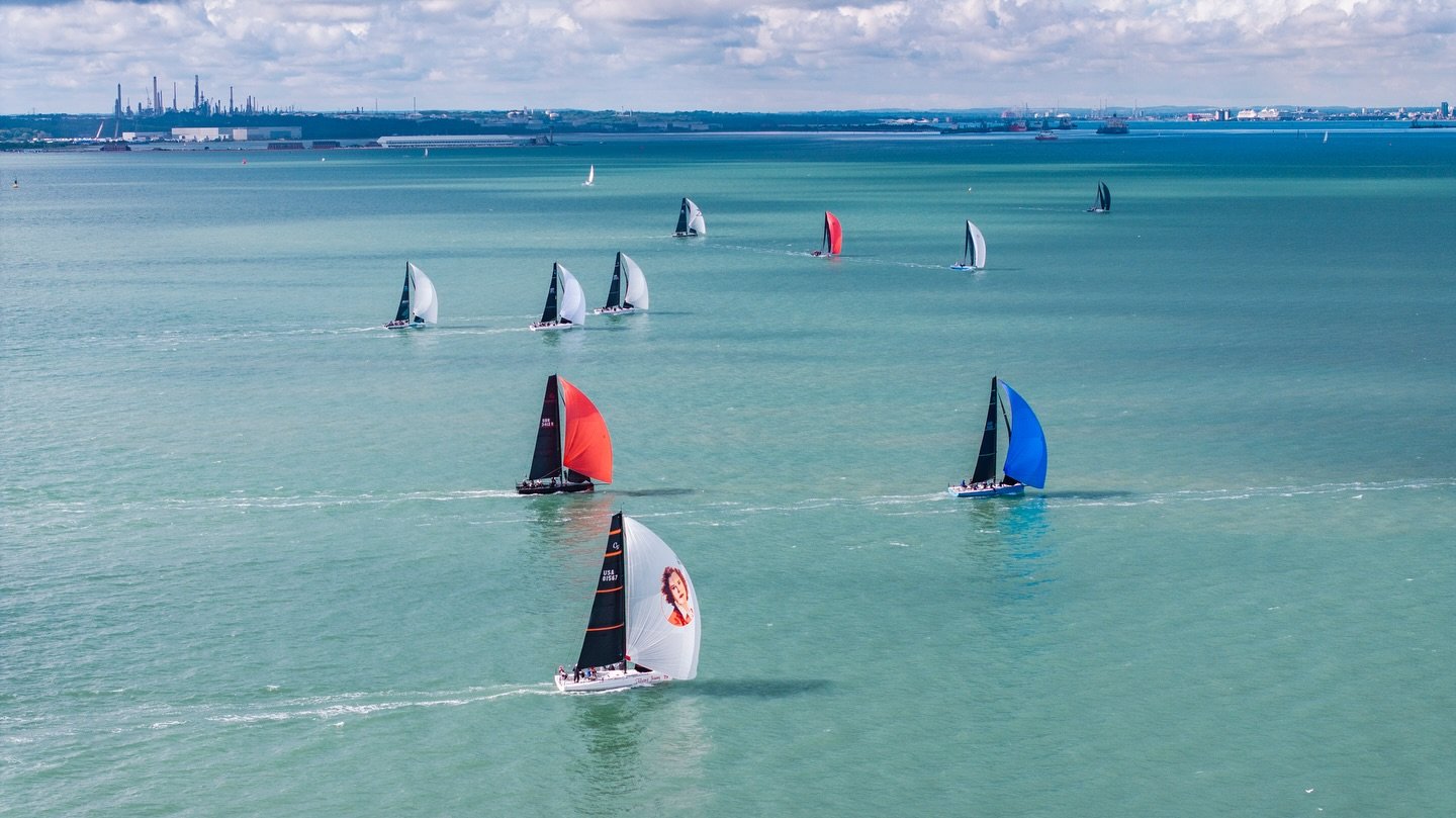 Epic weekend at filming for the @cape31uk at round 5 
.
.
.
#sailing #cape31sailing #drone #sailingphotography