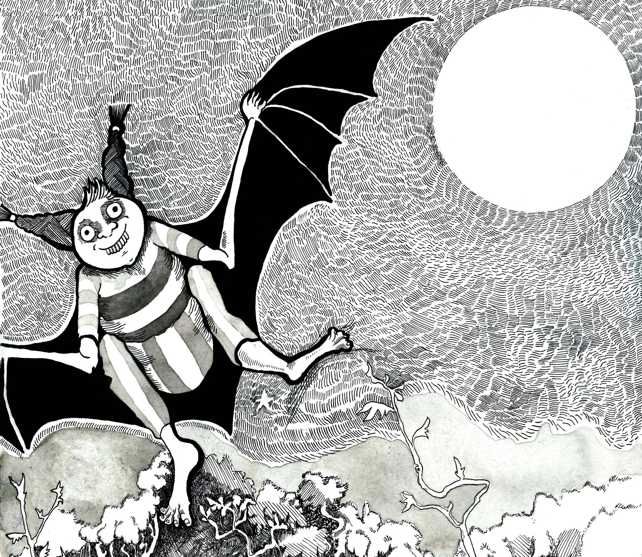 I had wings like a bat