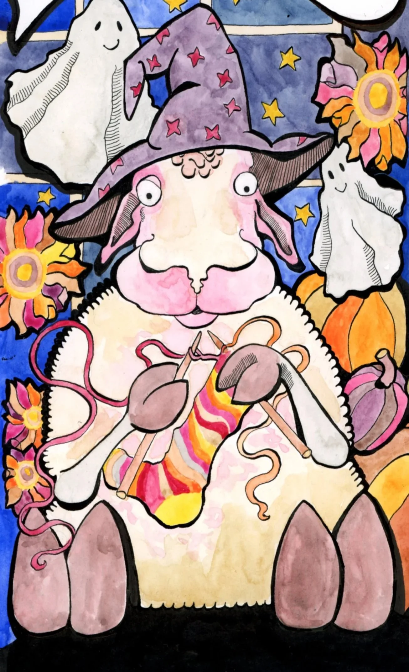 Packaging Design for Bad Sheep Yarn 