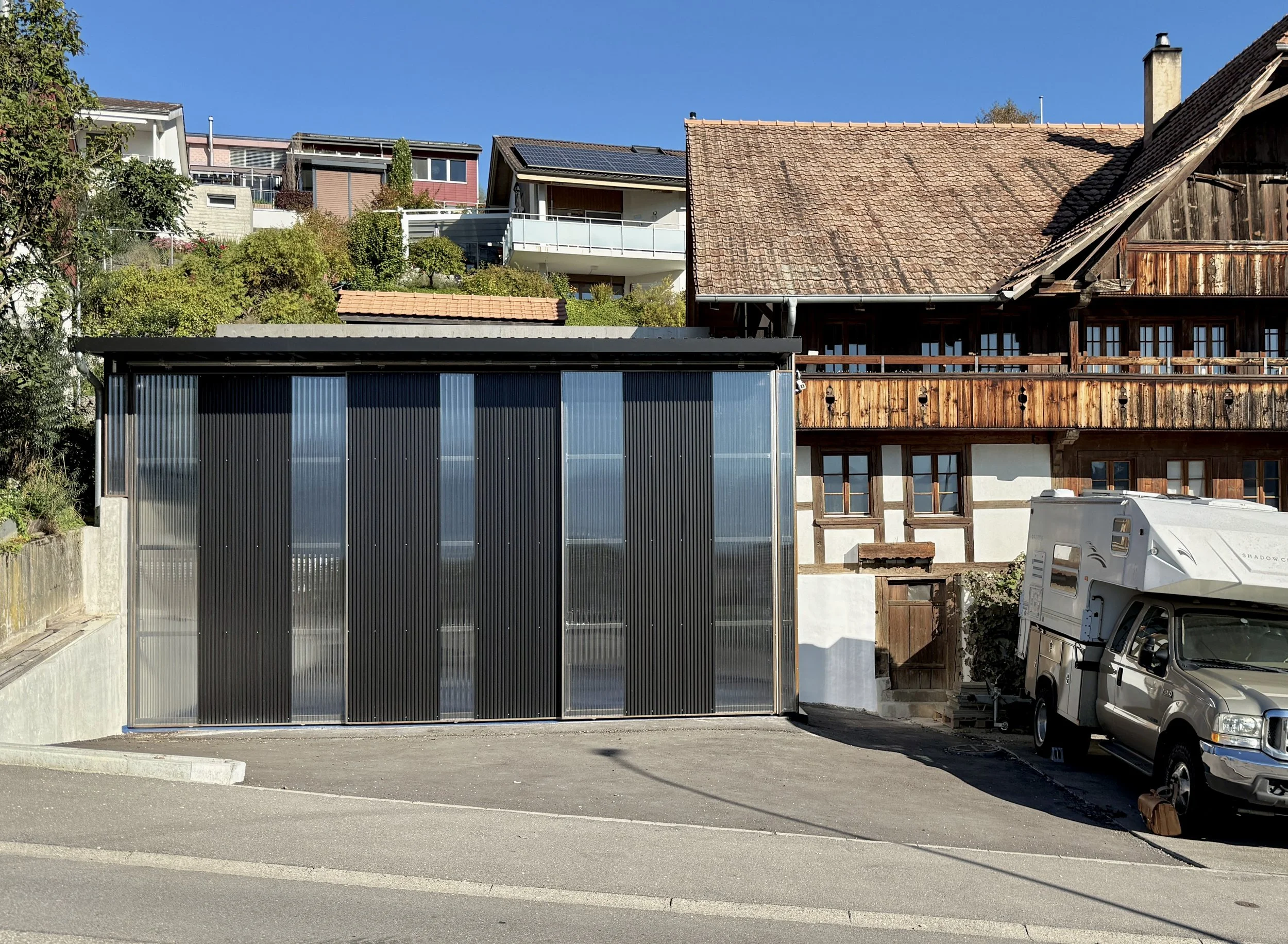 Anbau Garage und Dacherweiterung