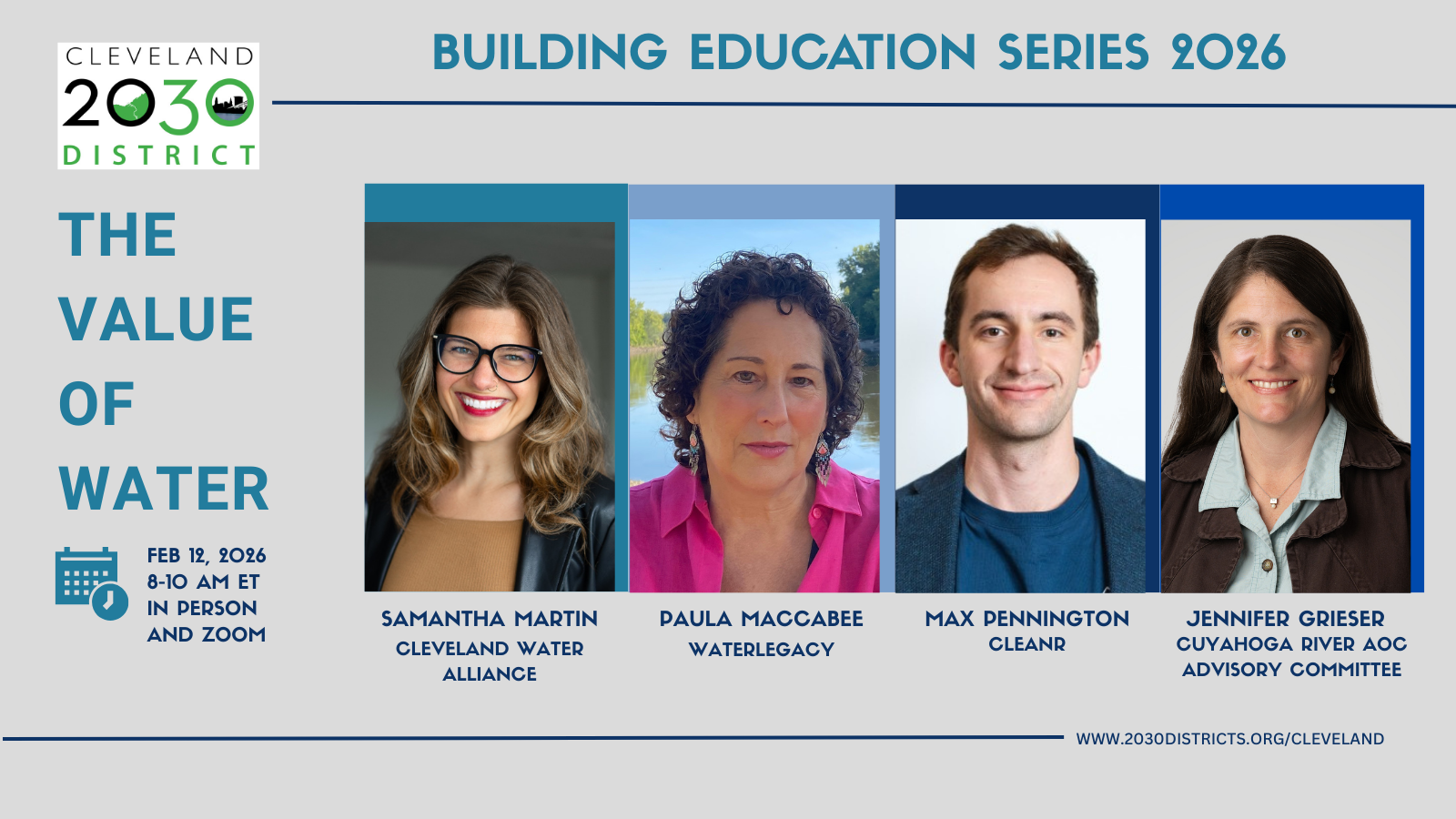 Building Education Series 2026: The Value of Water