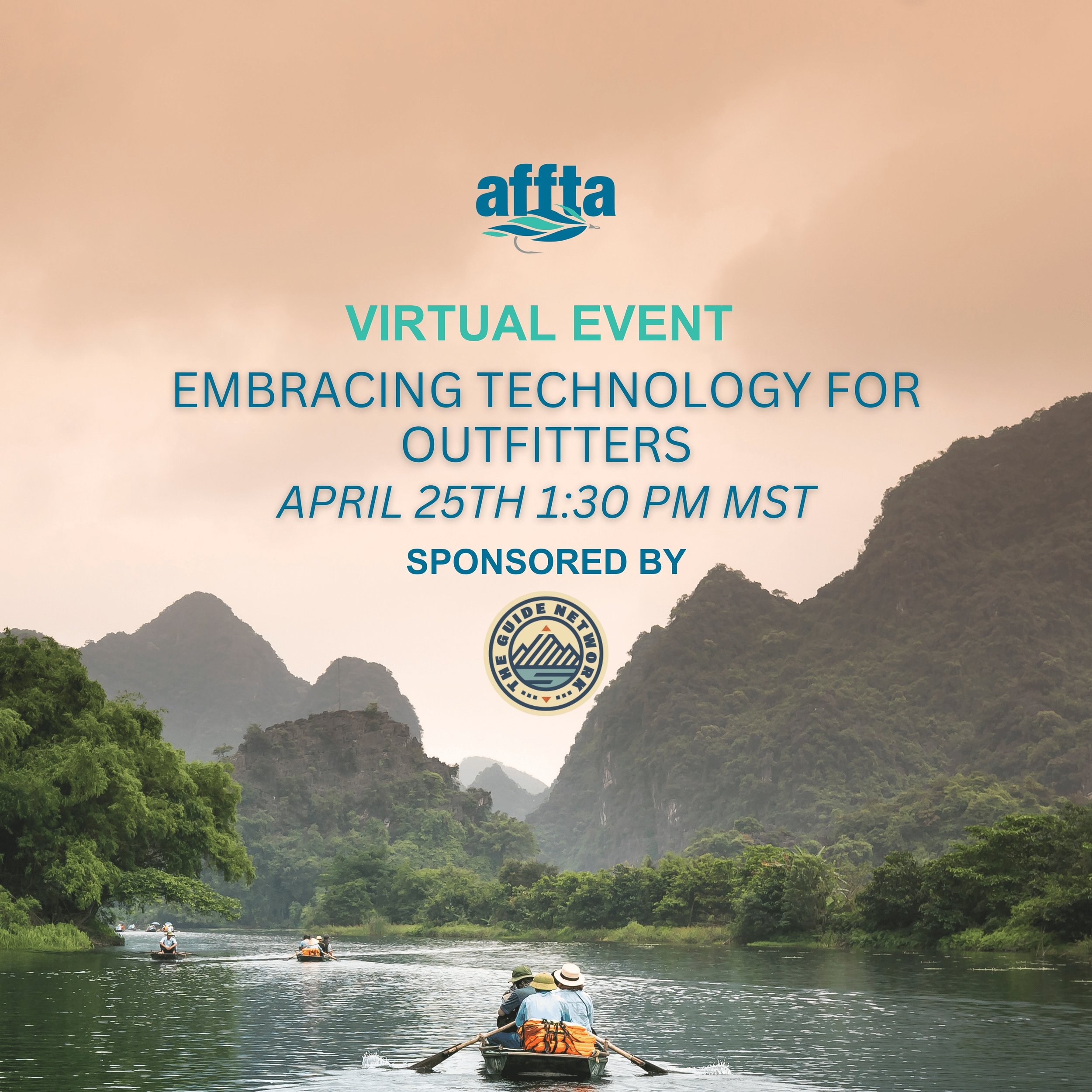 Virtual Event: Embracing Technology for Outfitters presented by @theguidenetwork this Thursday, April 25 1:30 PM MST

The technology landscape is changing and quickly evolving for outfitters. The Guide Network is aiming to create solutions for outfit