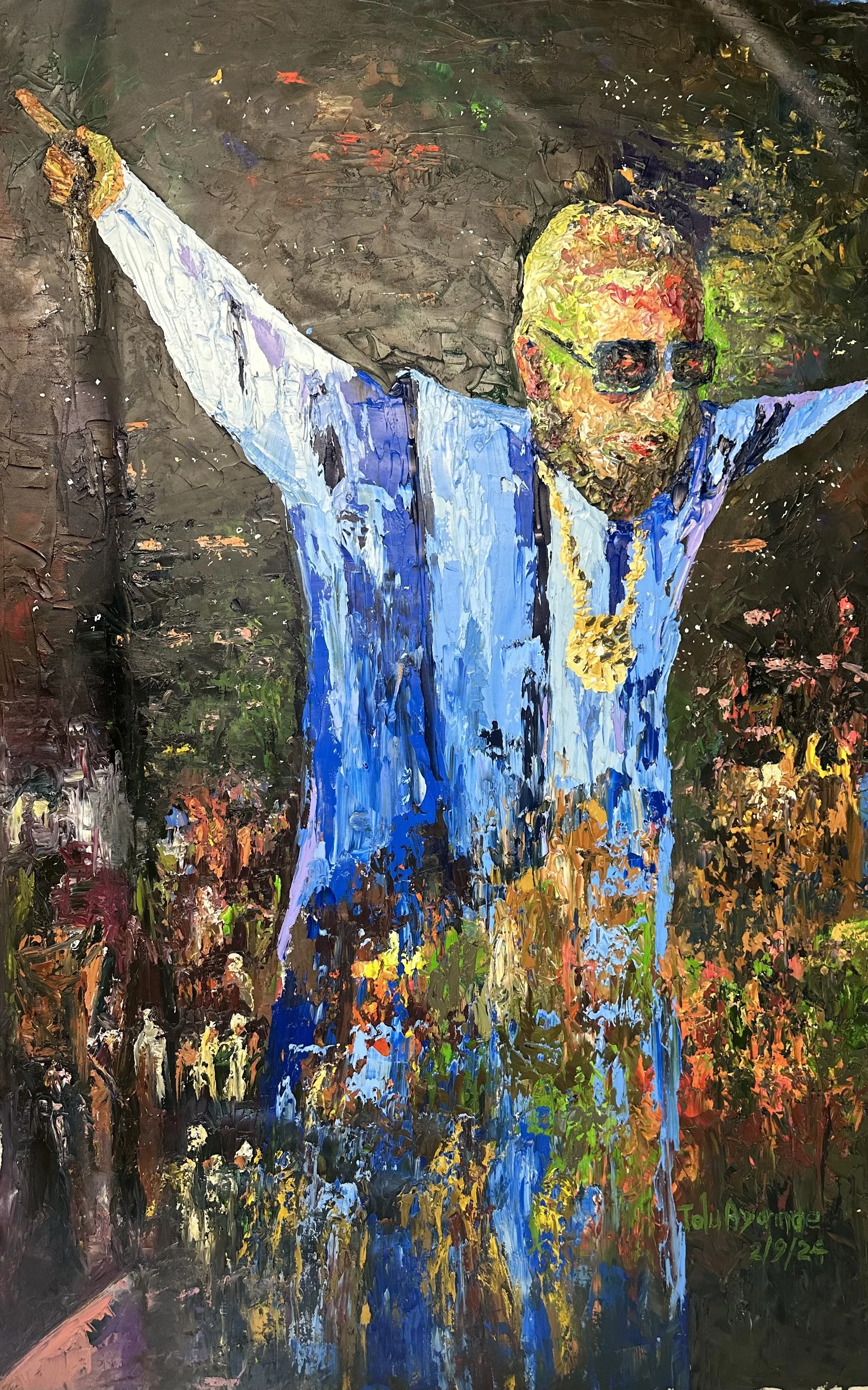 02 Arena, Oil on Canvas, 42x56 inches