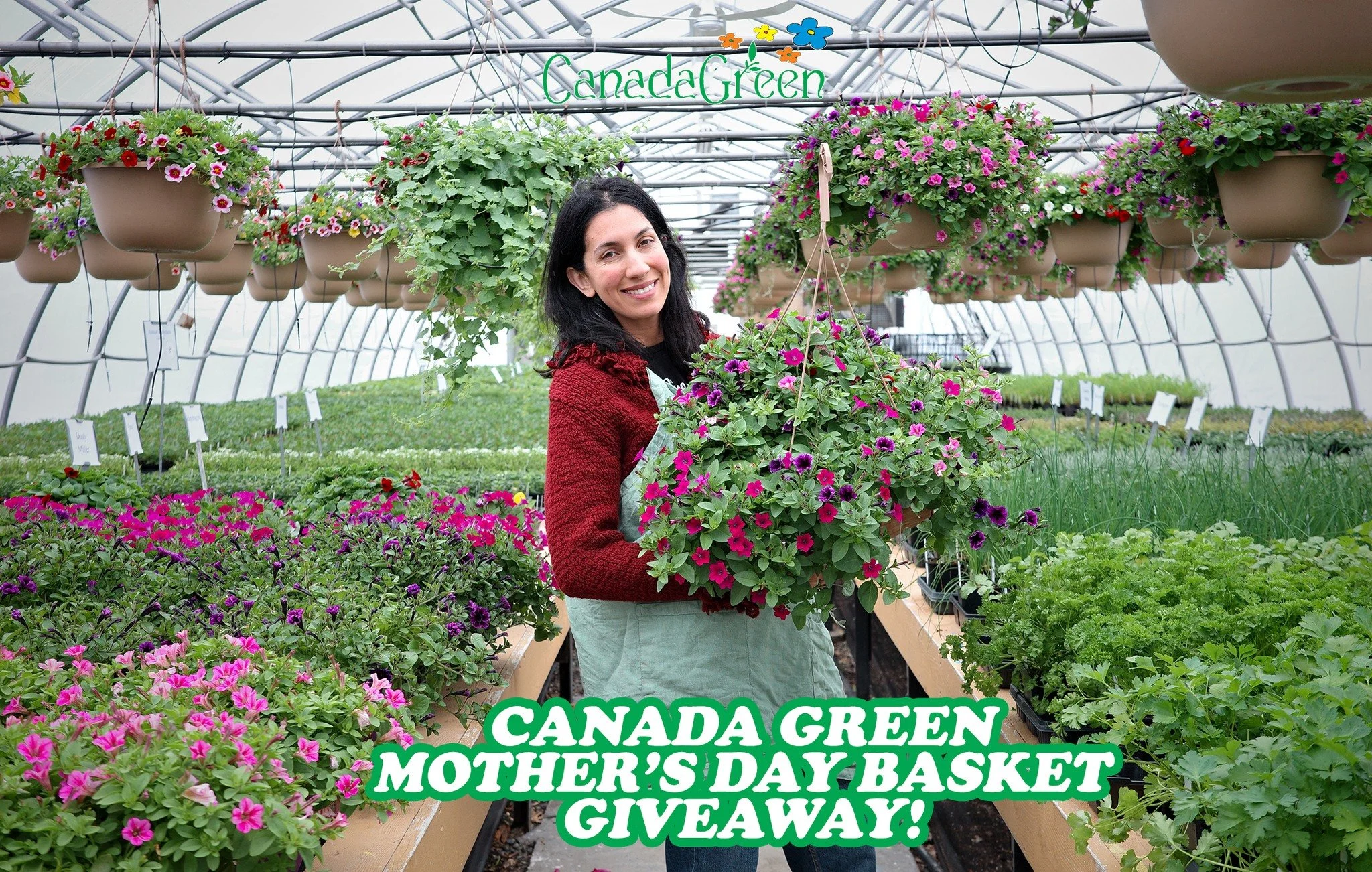 Well, you know how much we love Mother's Day here at Canada Green... and we love having our annual basket giveaway!

To enter, simply share this post and tag one of the special women in your life! Follow us as well for a bonus entry into the draw! Ve