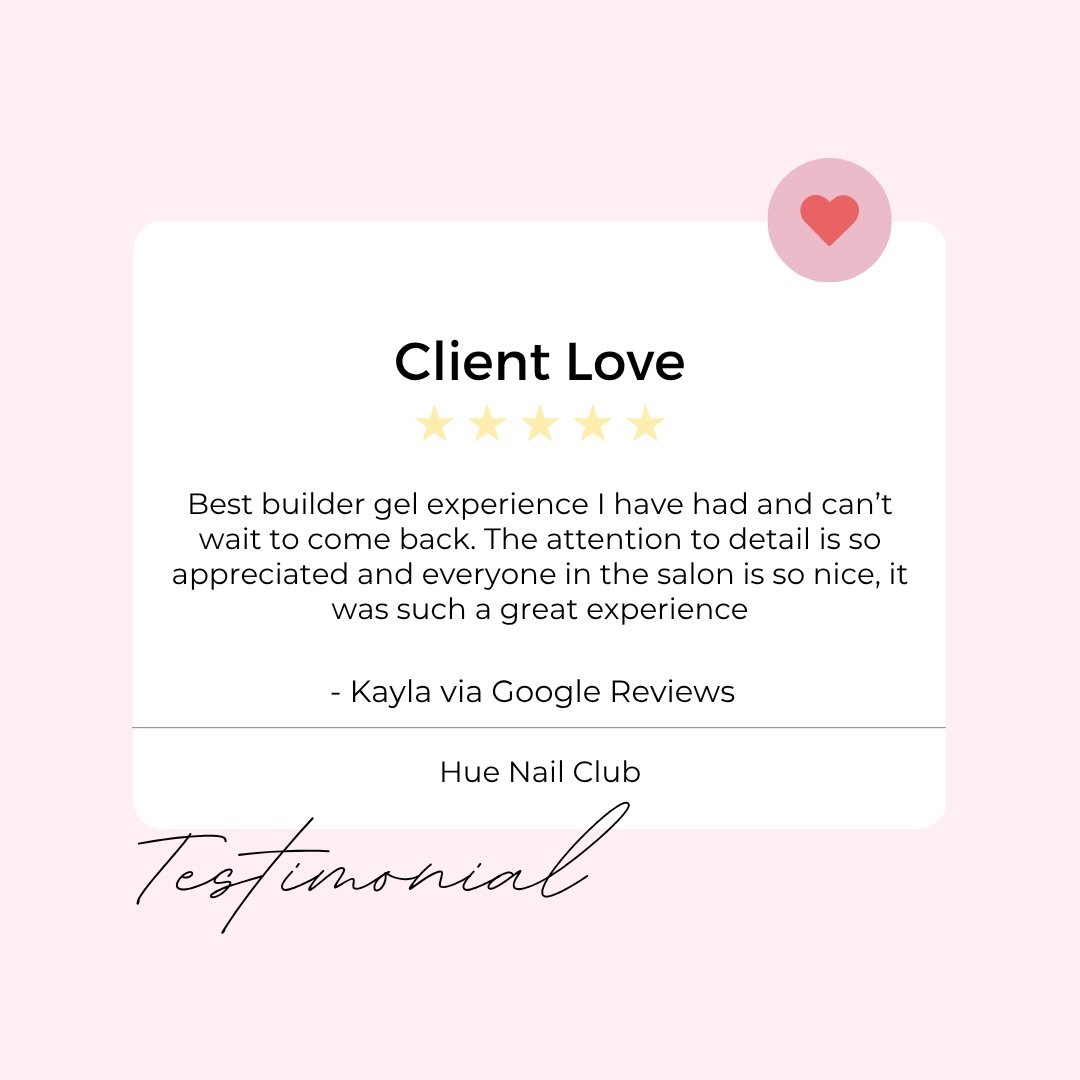 Everyday is a good day to receive some kind words 💛 
&bull;
&bull;
&bull;
#clientreview #5starreview #clientexperience #nycnailsalon #nailsalonexperience