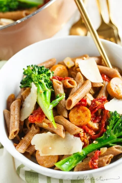 Penne Chicken Sautee with Broccoli Rabe