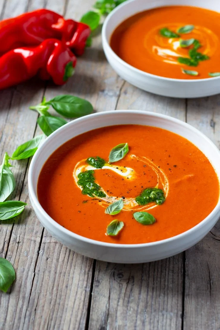 Roasted Red Pepper Soup✴
