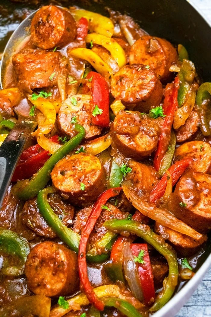 Cheese Ziti with Sausage and peppers